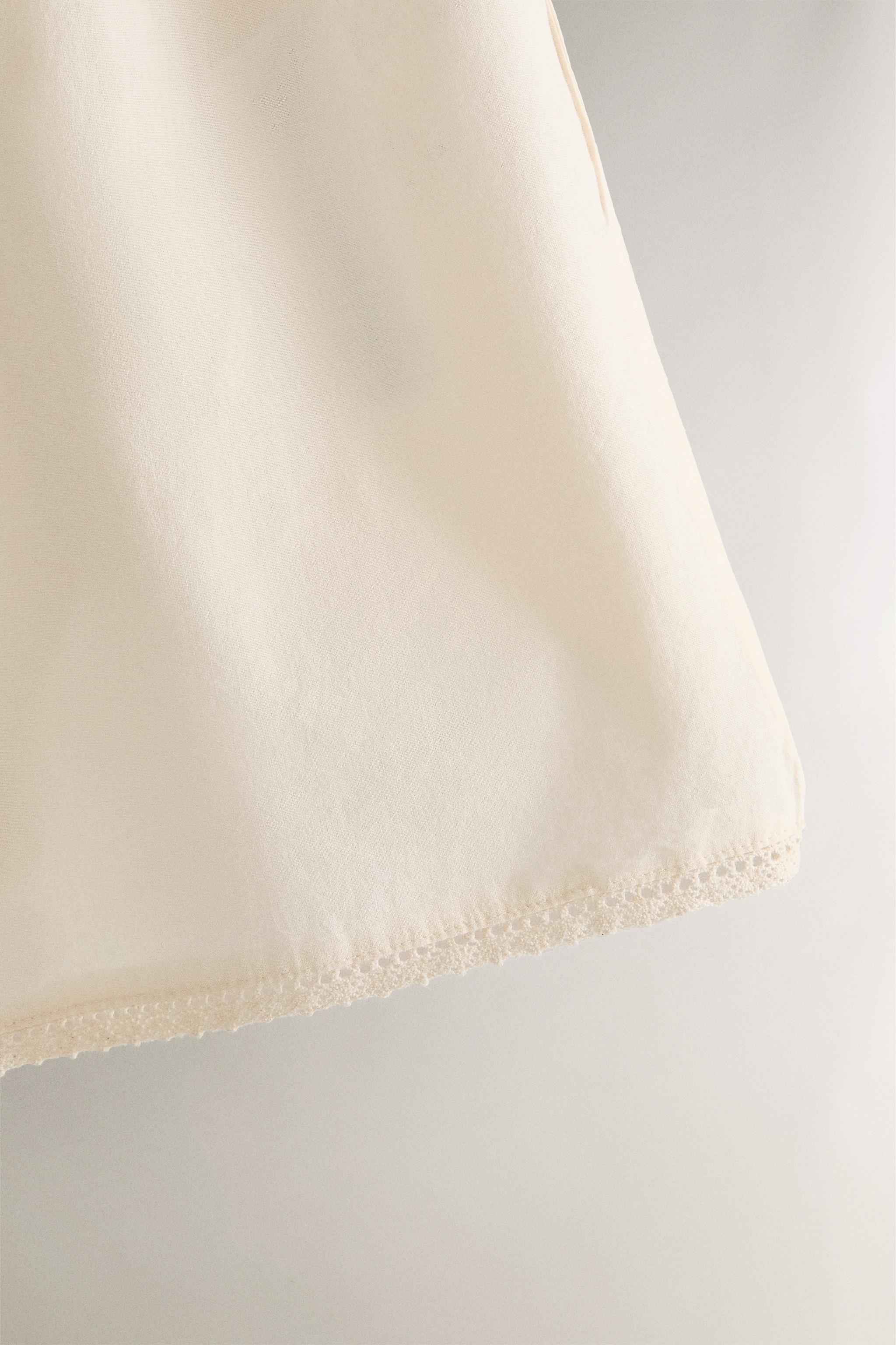 EMBROIDERED COTTON SHORTS