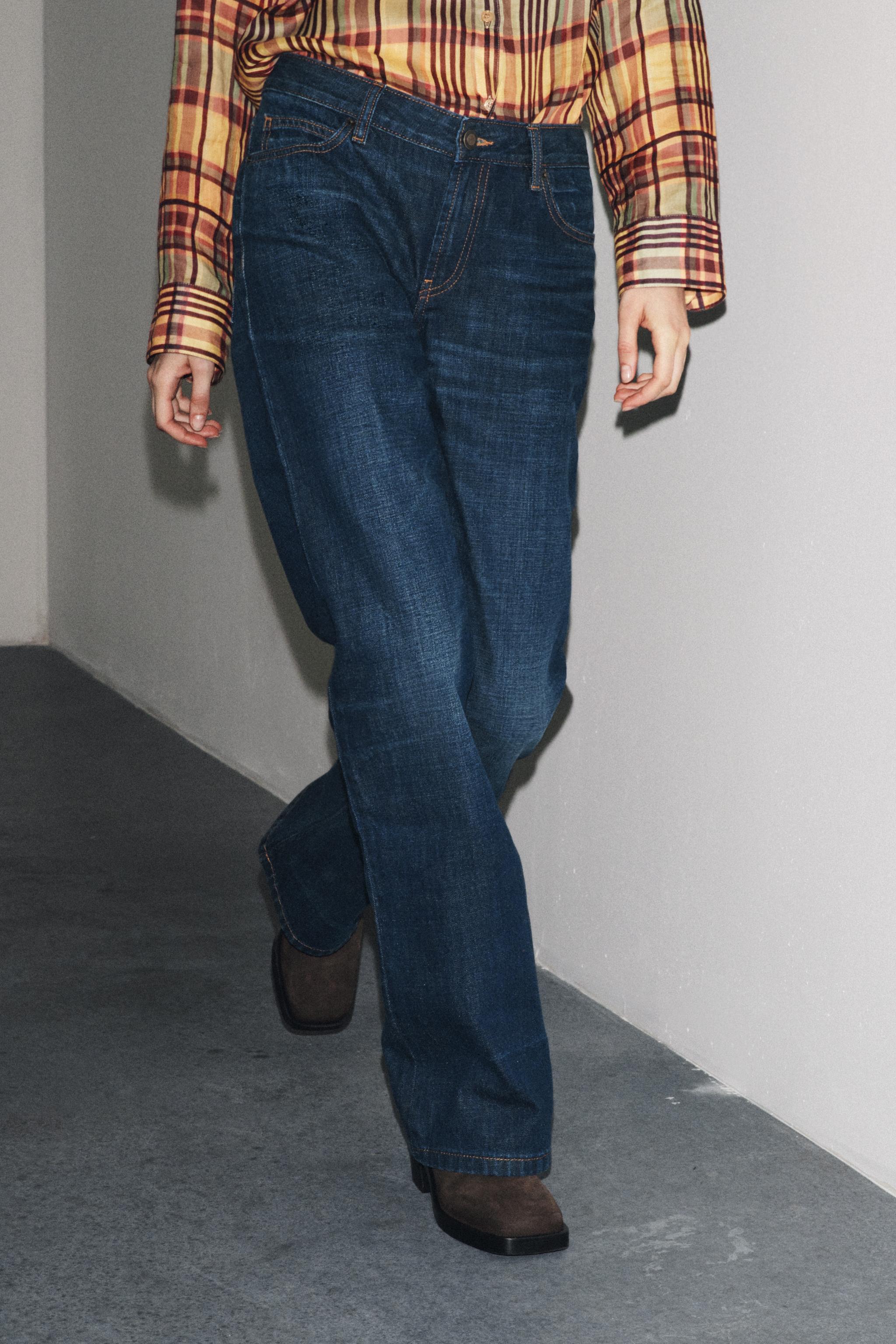 ZW COLLECTION LOW-RISE BOOTCUT JEANS