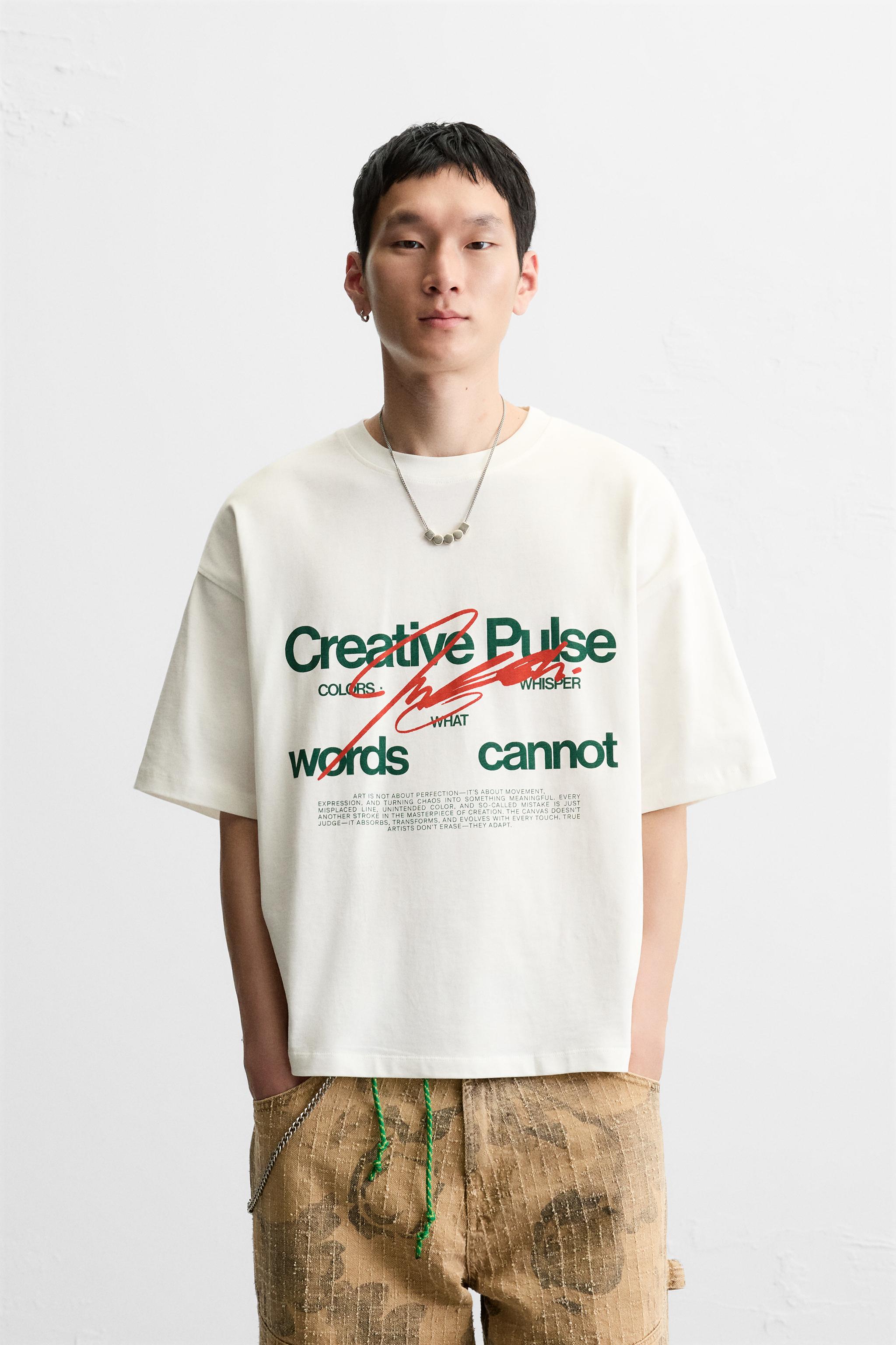 TEXT PRINT T-SHIRT