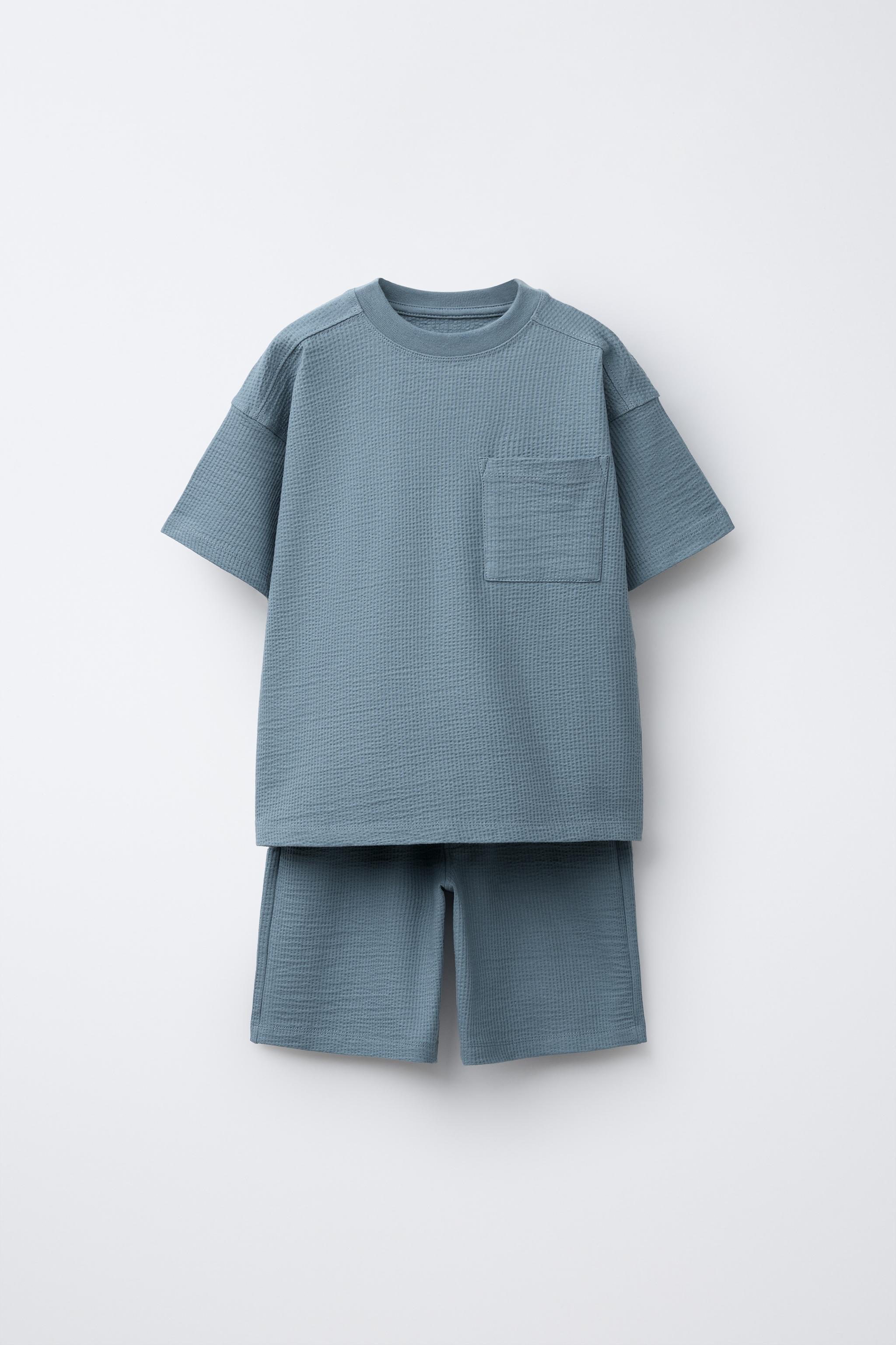 BAMBOO POCKET T-SHIRT AND BERMUDA SET