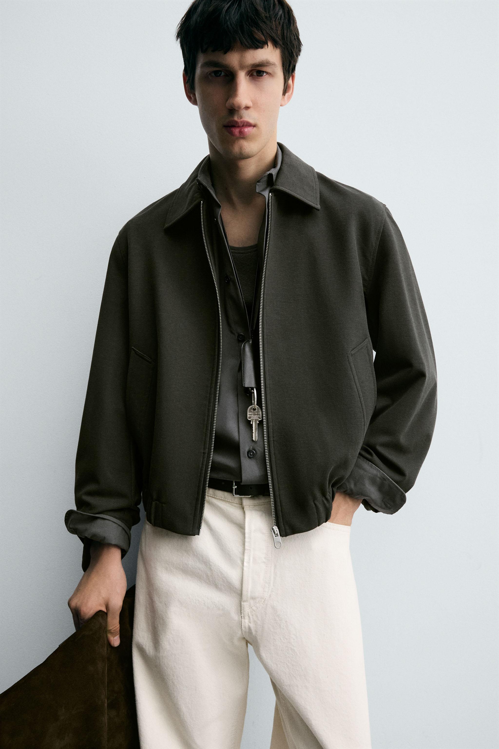 TEXTURED TWILL JACKET