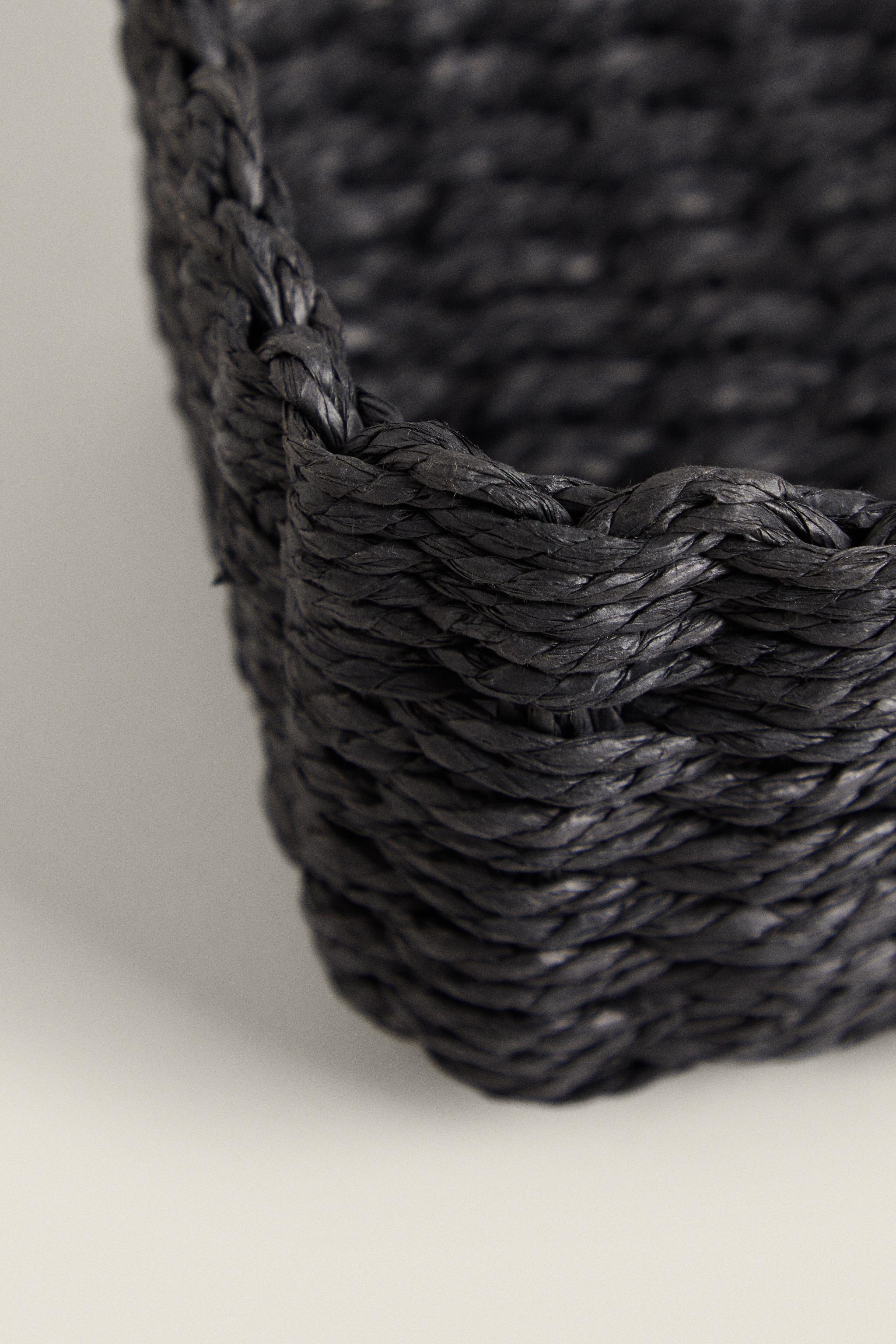 WOVEN PAPER BASKET