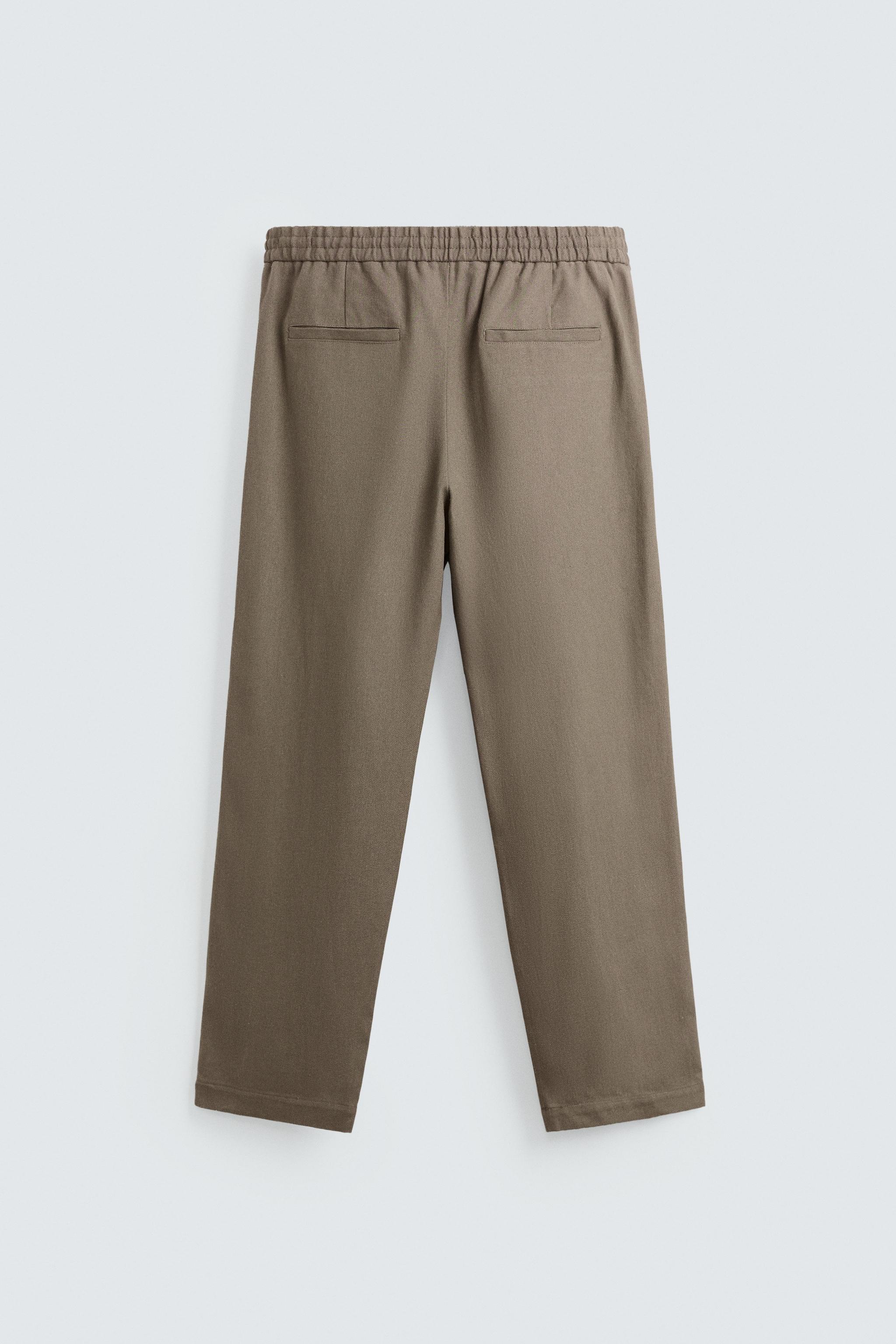 VISCOSE - JUTE PANTS