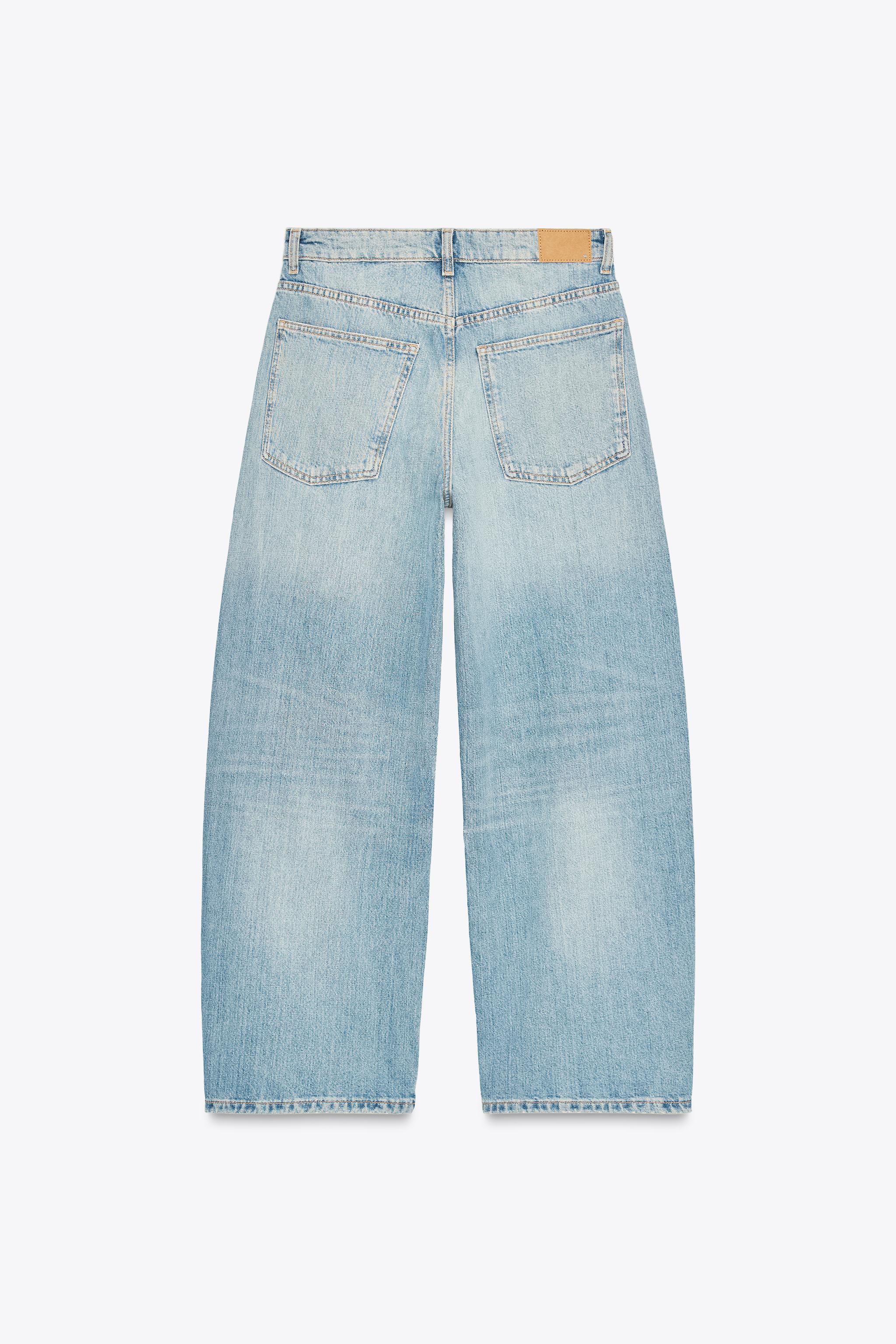 TRF MID-RISE BAGGY BALLOON JEANS