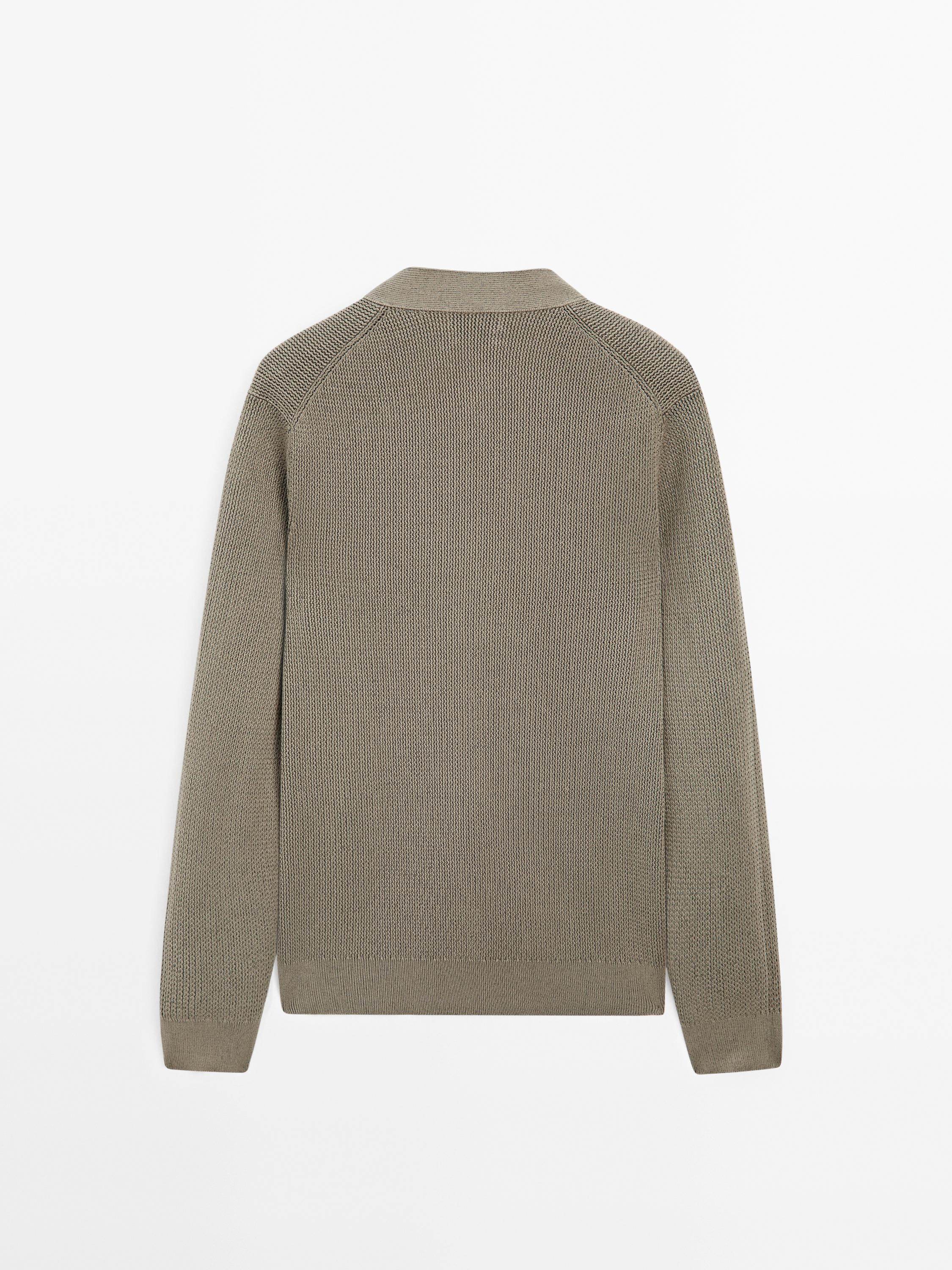 100% cotton knit cardigan