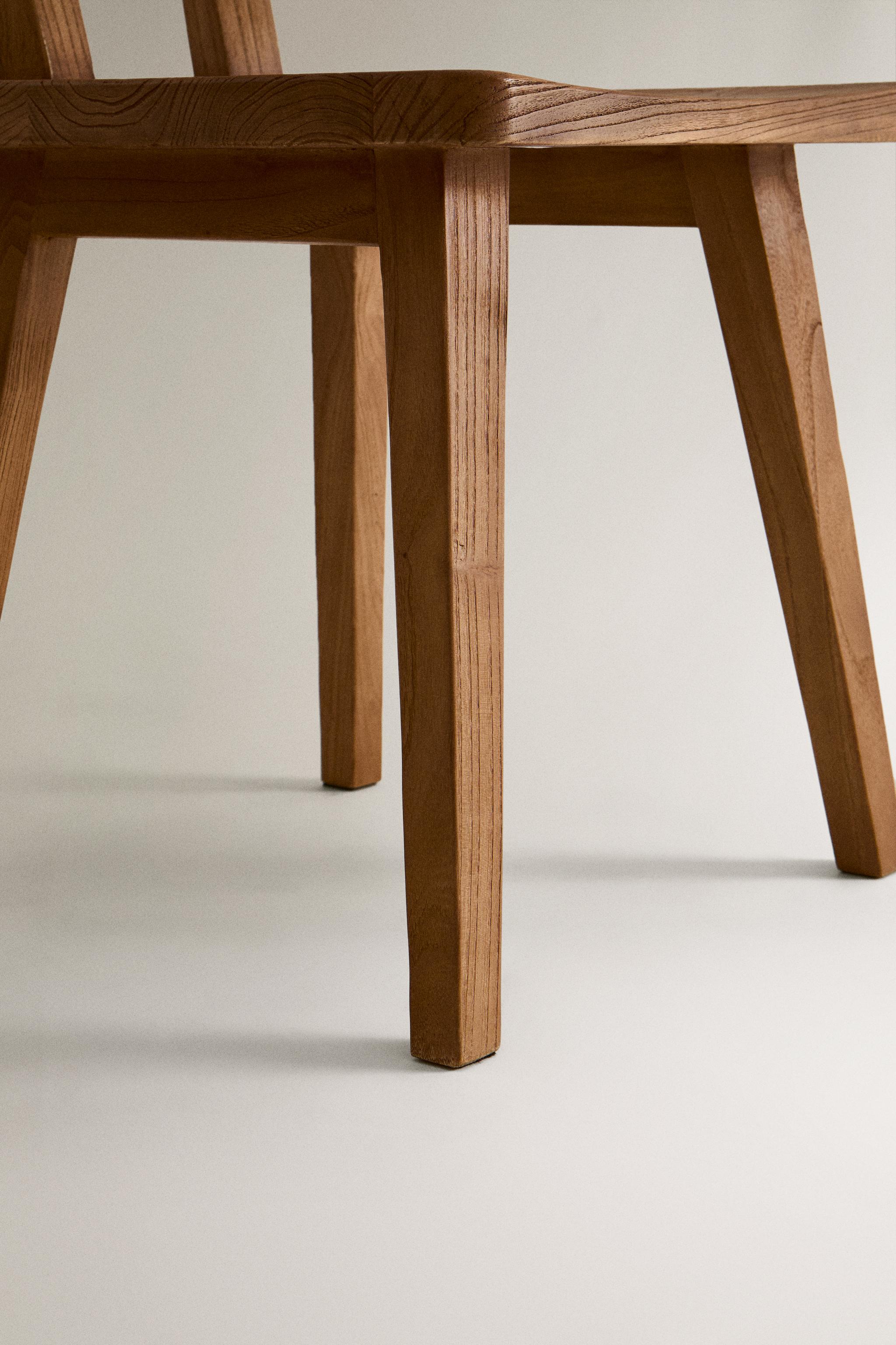 WOODEN CHAIR WITH BACKREST