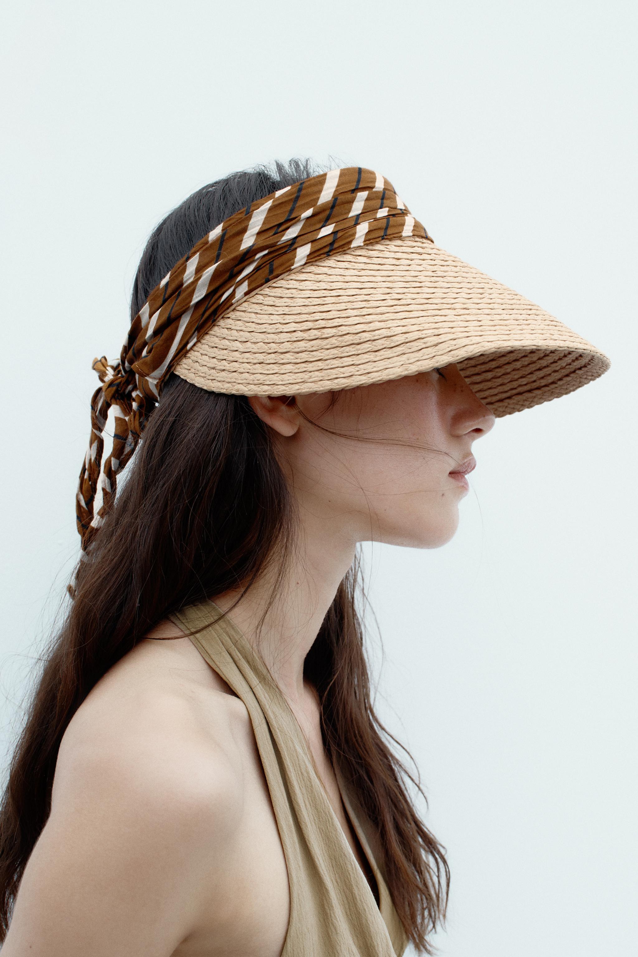 ANIMAL PRINT SCARF VISOR