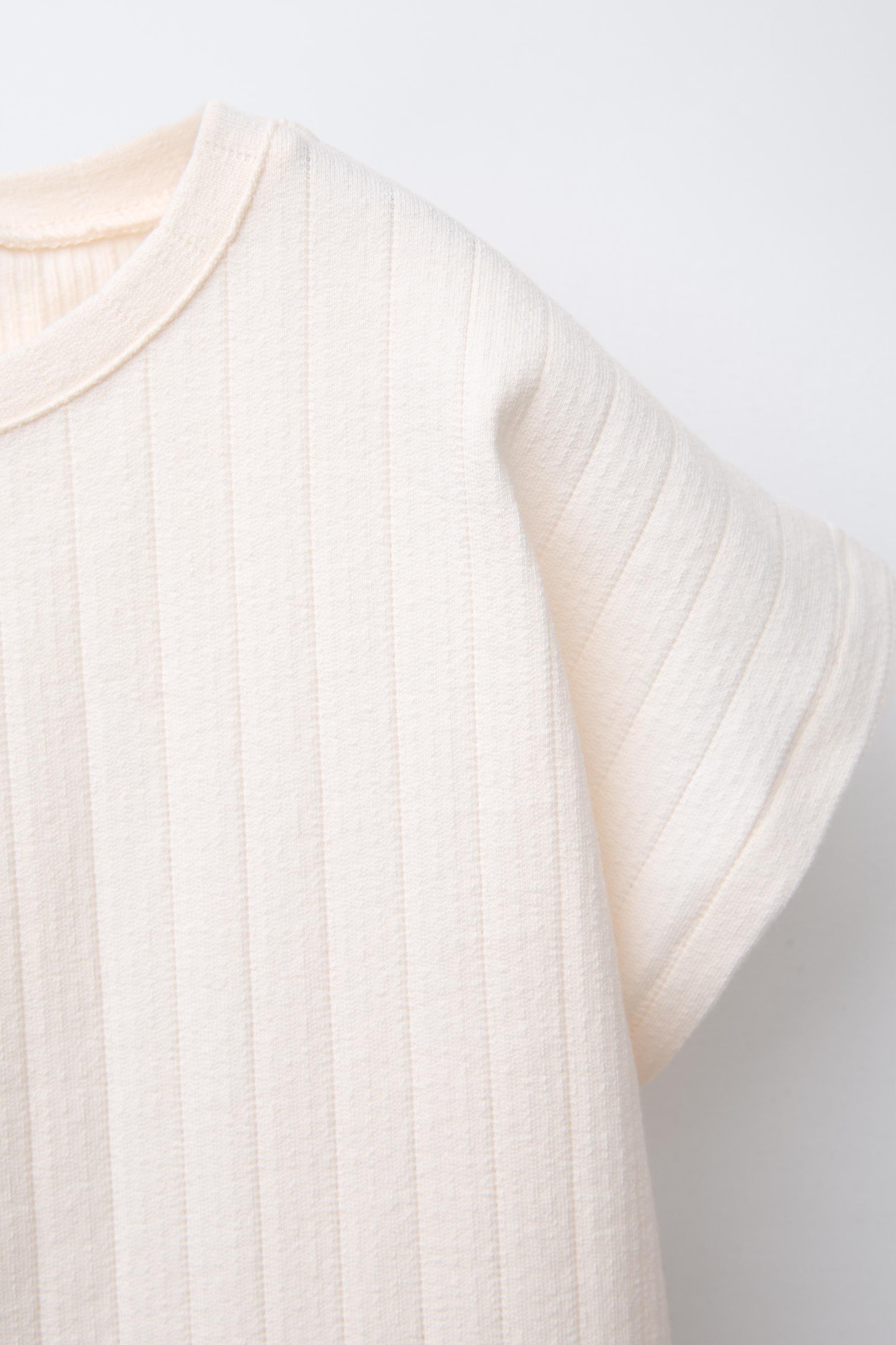 SWISS EMBROIDERY JACQUARD T-SHIRT