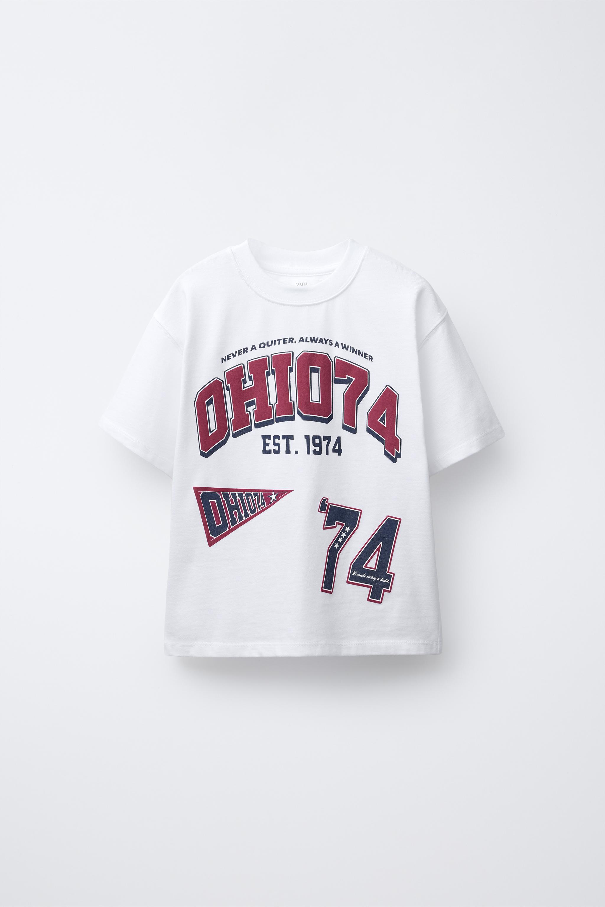 VARSITY RAISED TEXT T-SHIRT