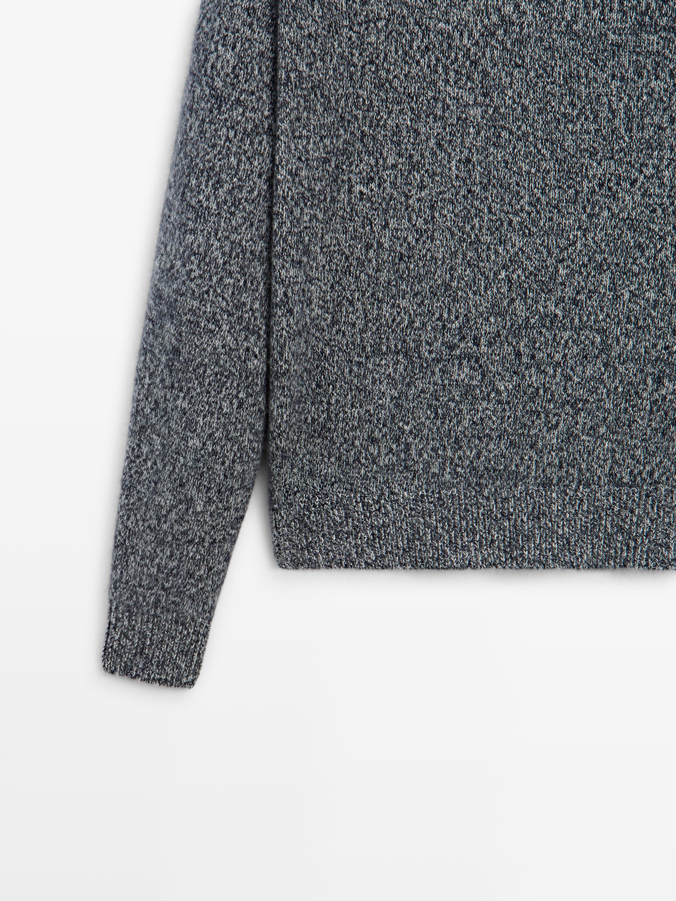 100% cashmere crew neck sweater