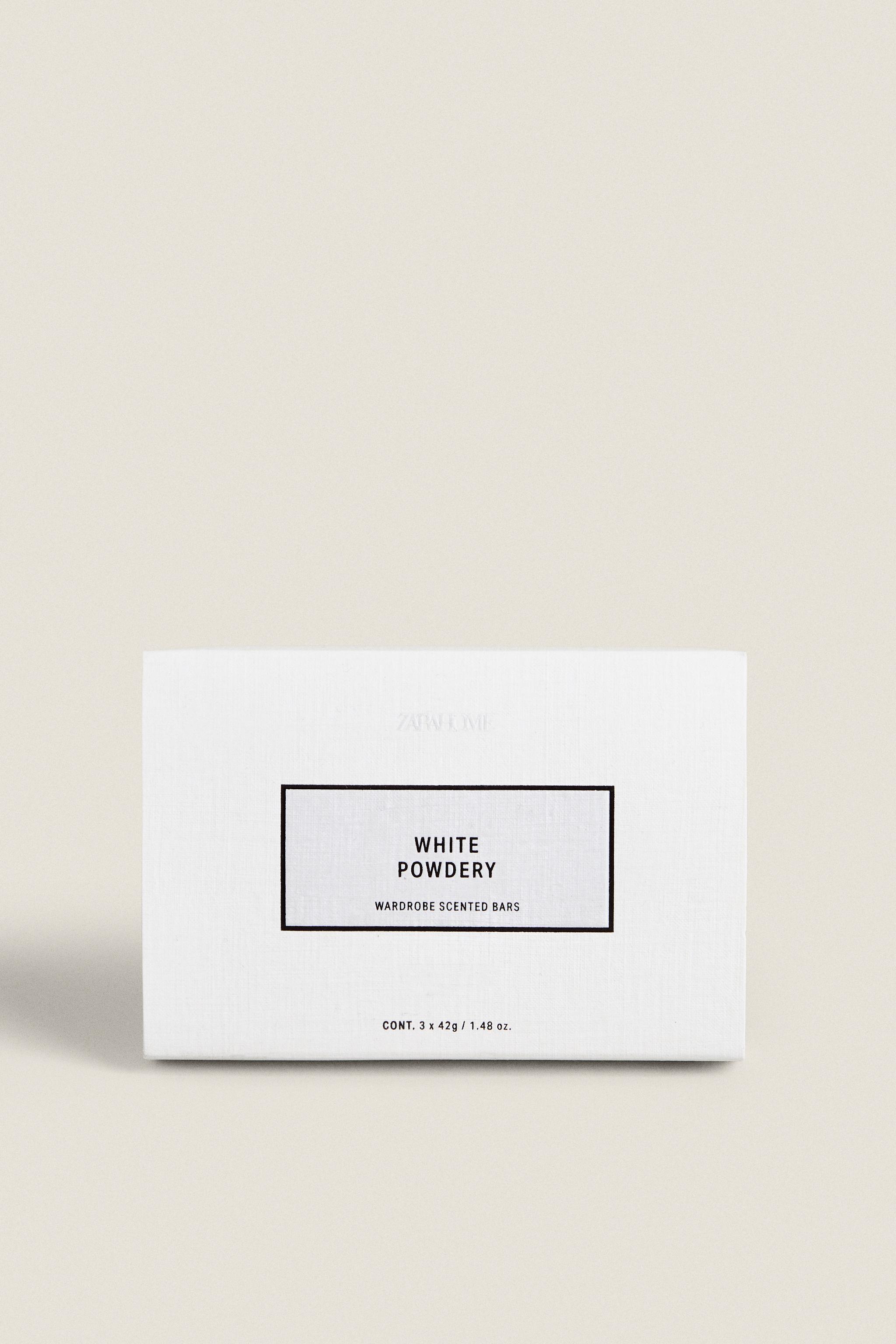 SET OF WHITE POWDERY WARDROBE SCENTED STICKS (SET OF 3)