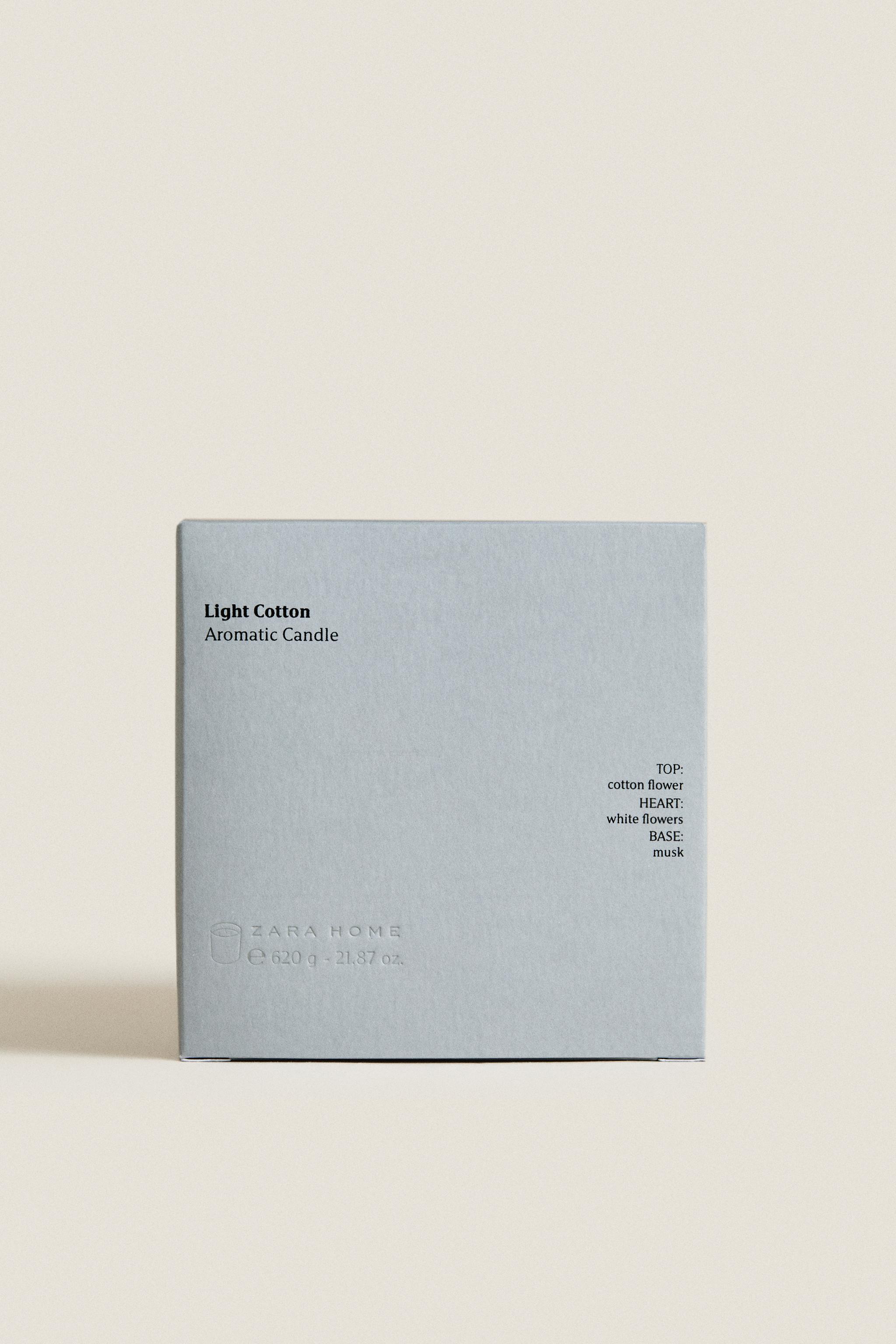 (620 G) LIGHT COTTON SCENTED CANDLE