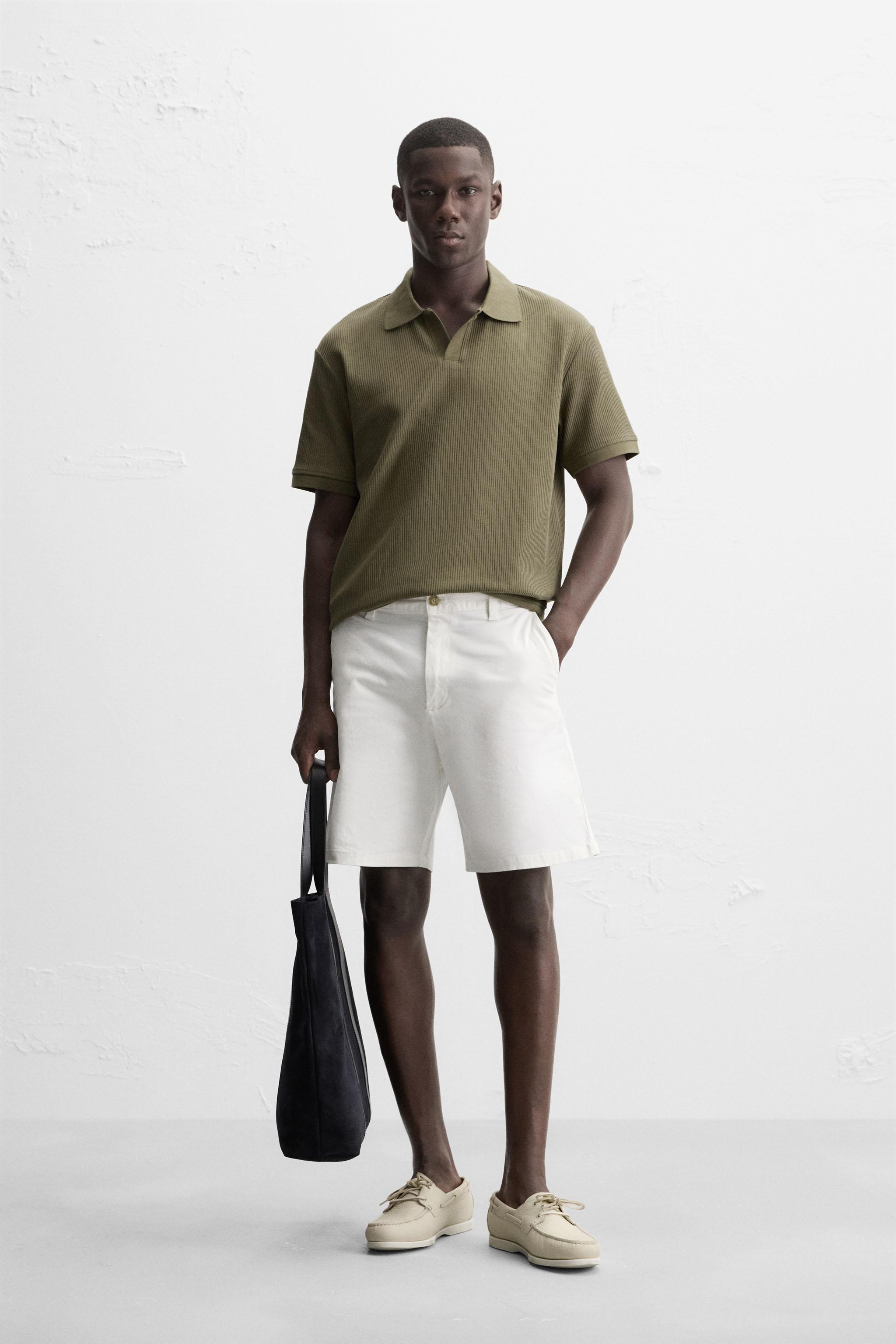VERTICAL TEXTURED POLO