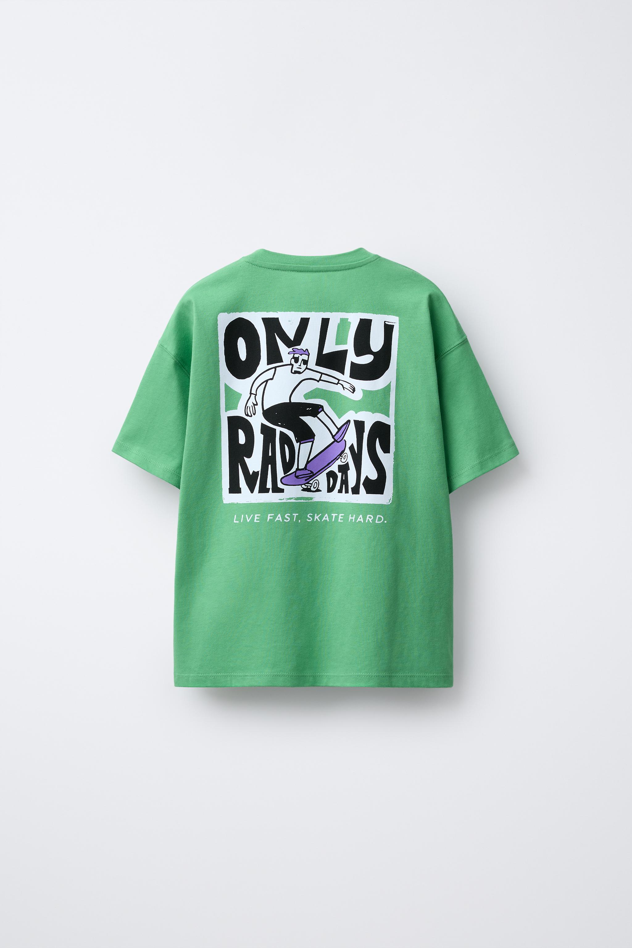 SKATER PRINT T-SHIRT