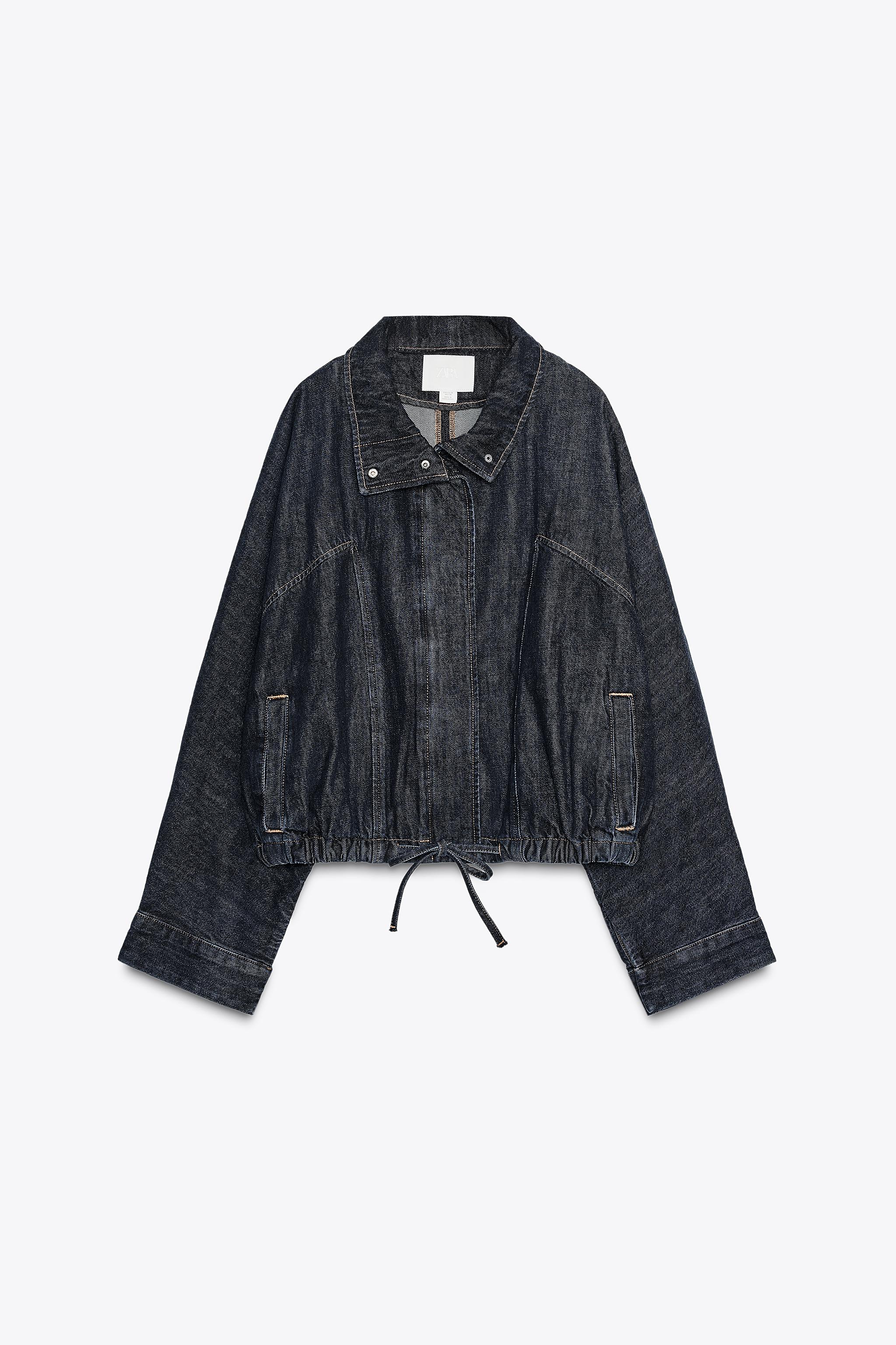 TRF BATWING SLEEVE DENIM JACKET