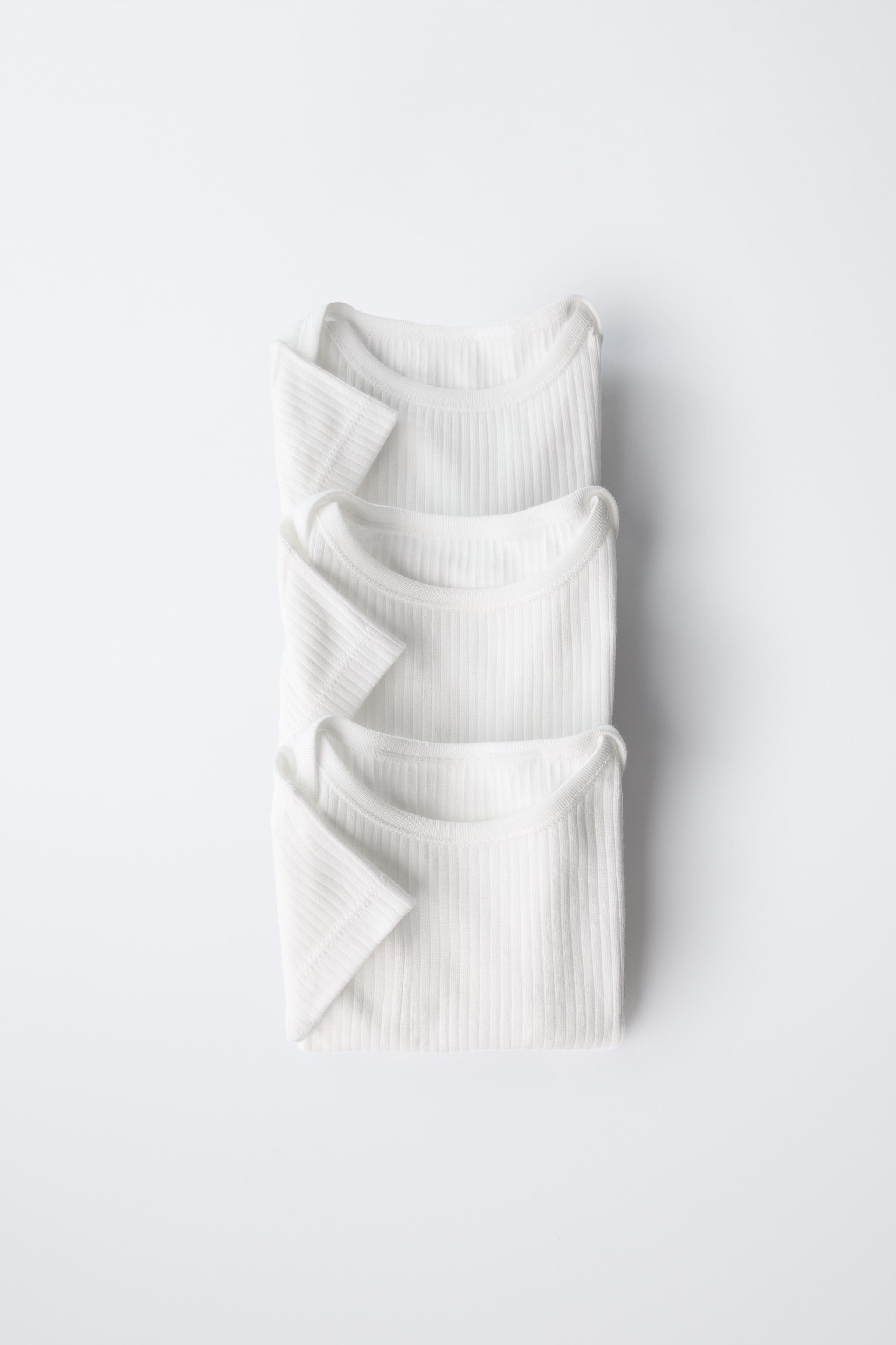 THREE-PACK OF BASIC ROUND NECK BODYSUITS