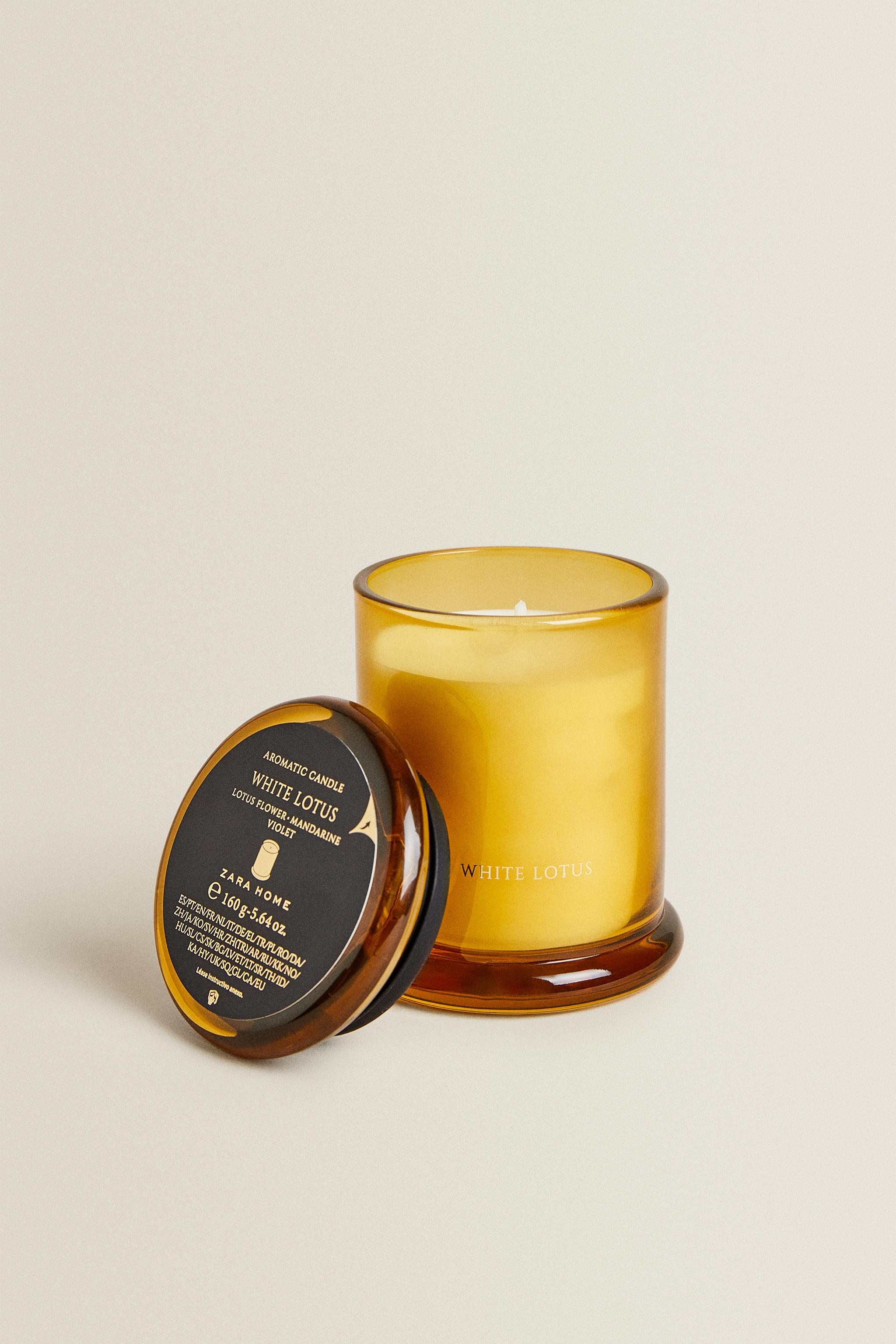 (150 G) WHITE LOTUS SCENTED CANDLE