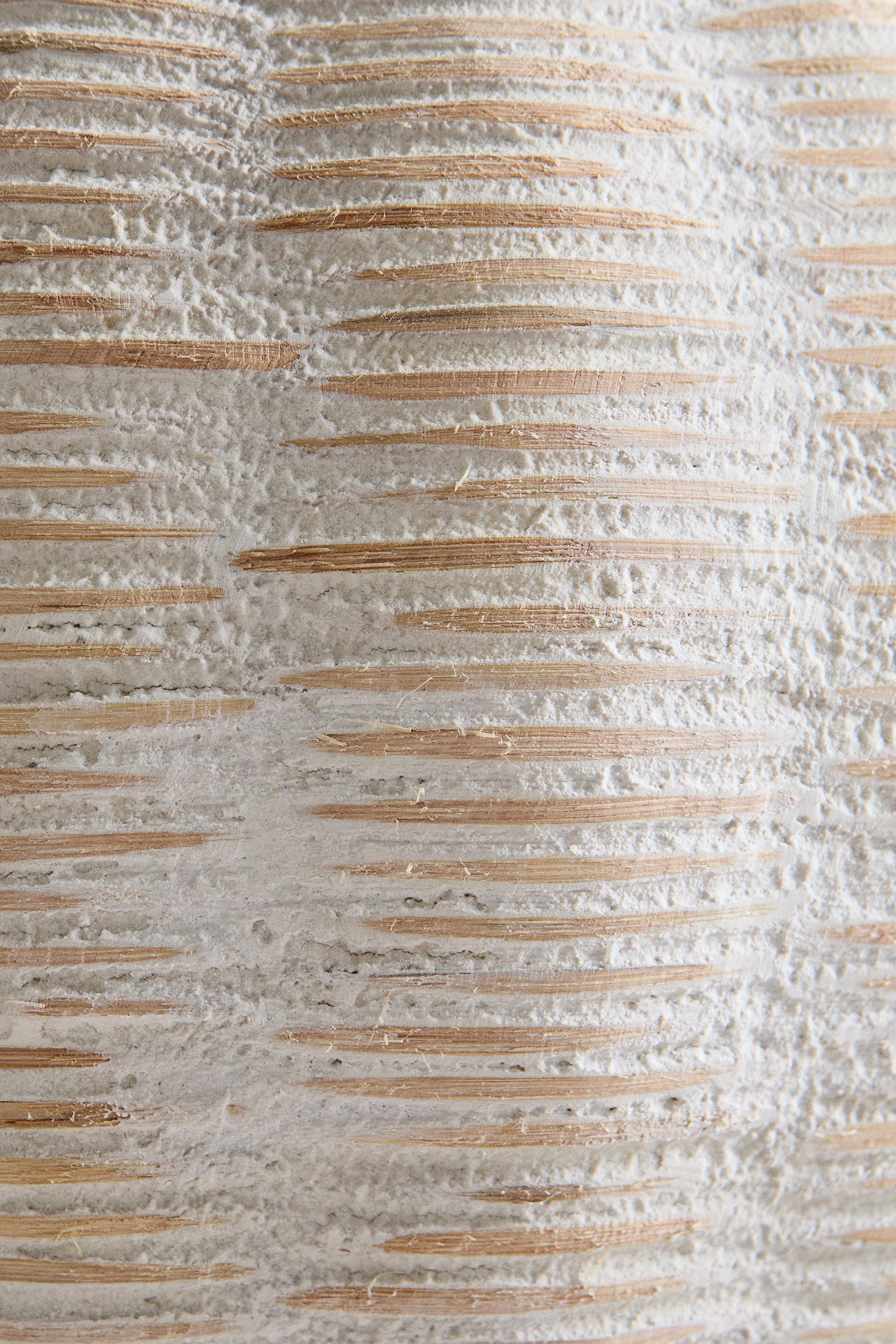 TALL MICROCEMENT BASKET VASE