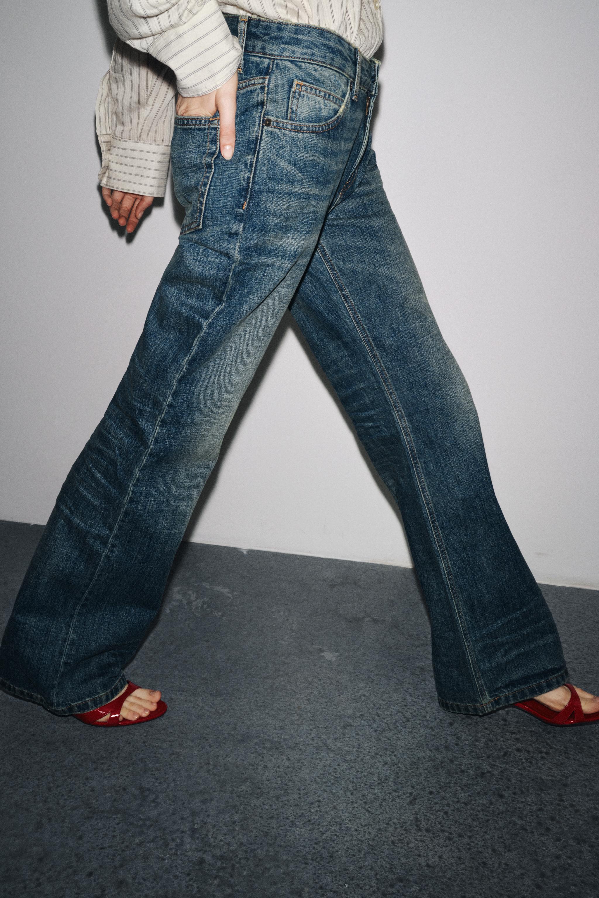 ZW COLLECTION LOW RISE BOOTCUT JEANS