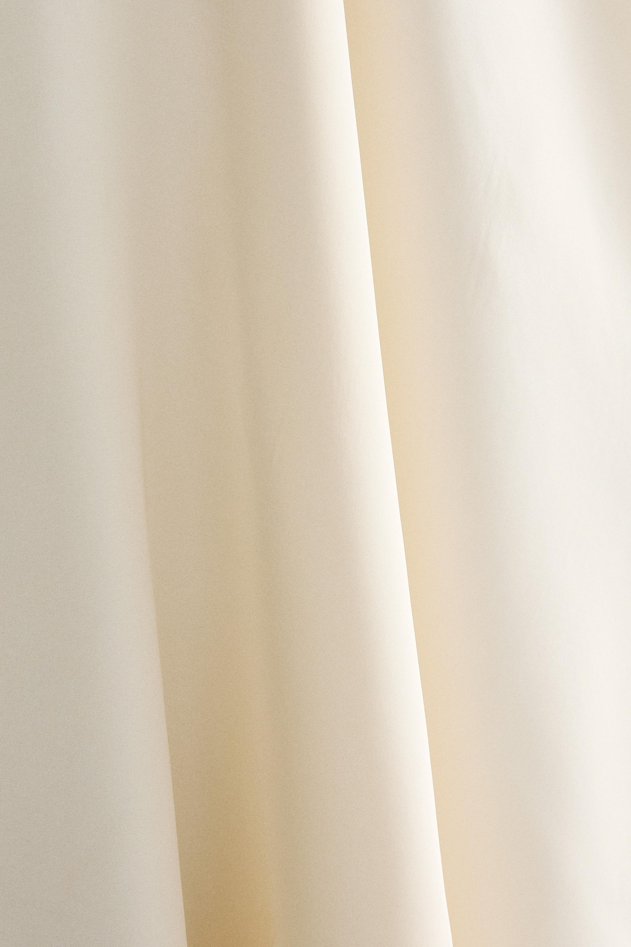 SATEEN ASYMMETRIC CAPE