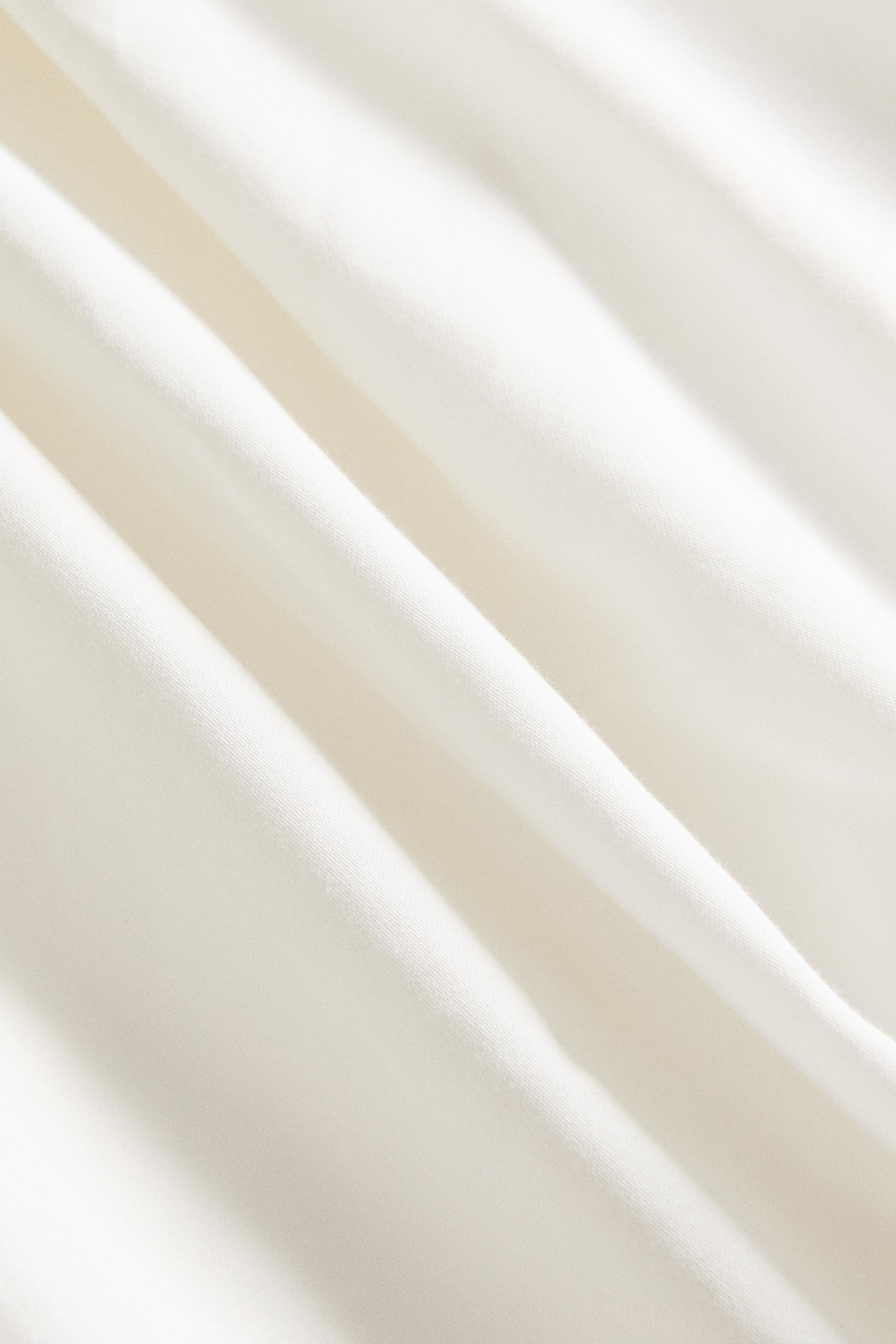 BORDERED SATEEN DUVET COVER