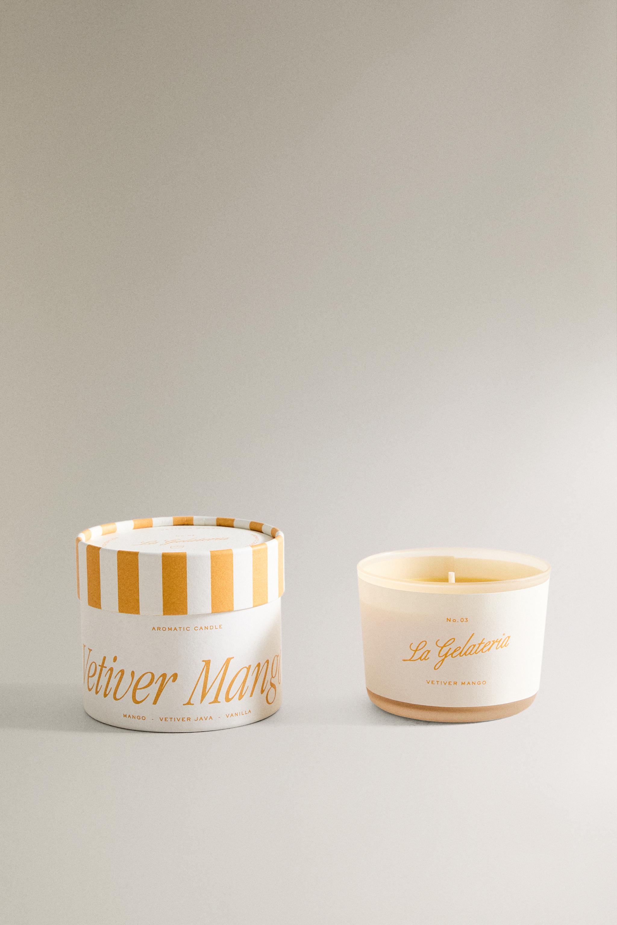 (150 G) VETIVER MANGO SCENTED CANDLE