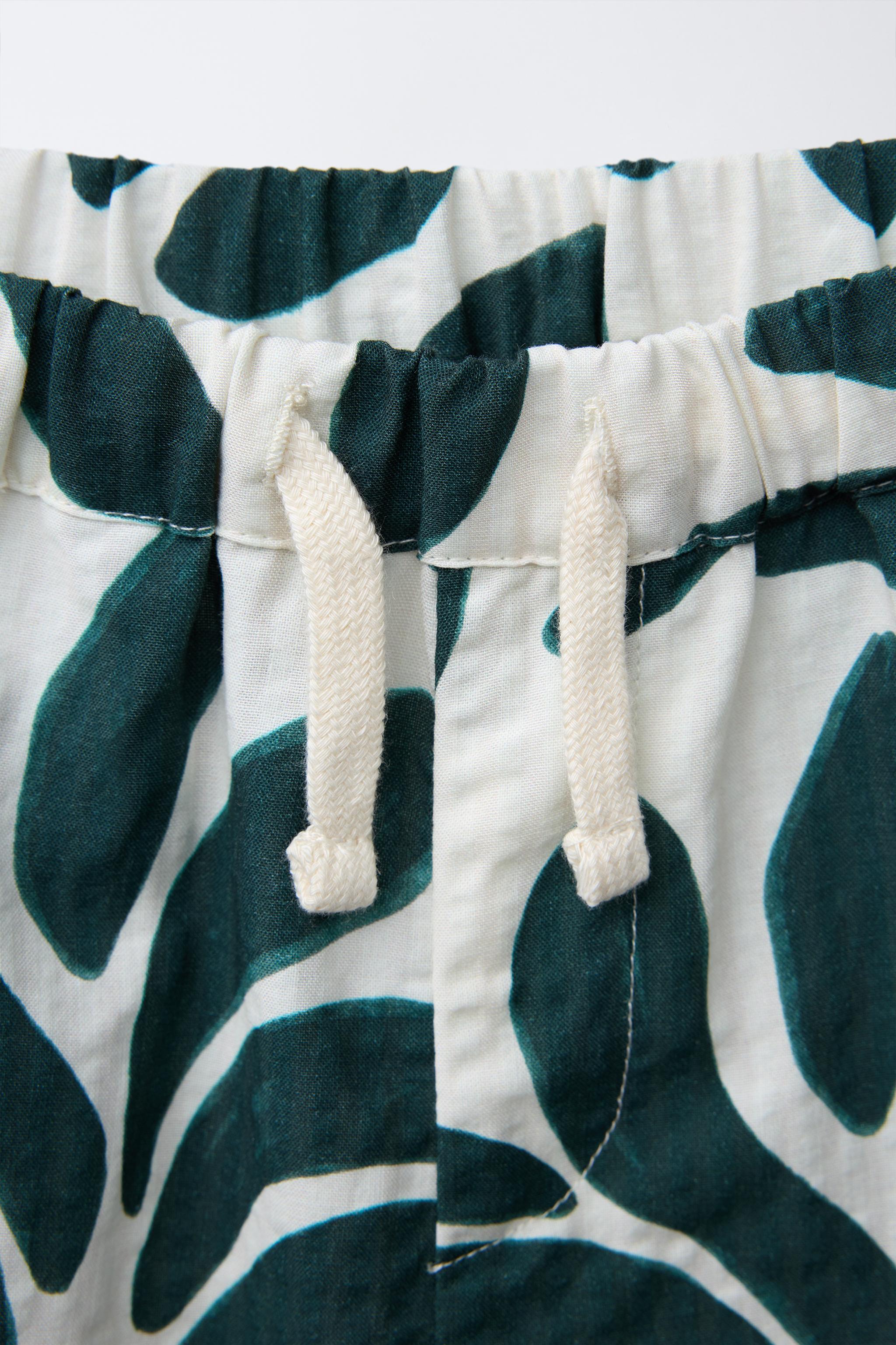 PRINTED BERMUDA SHORTS