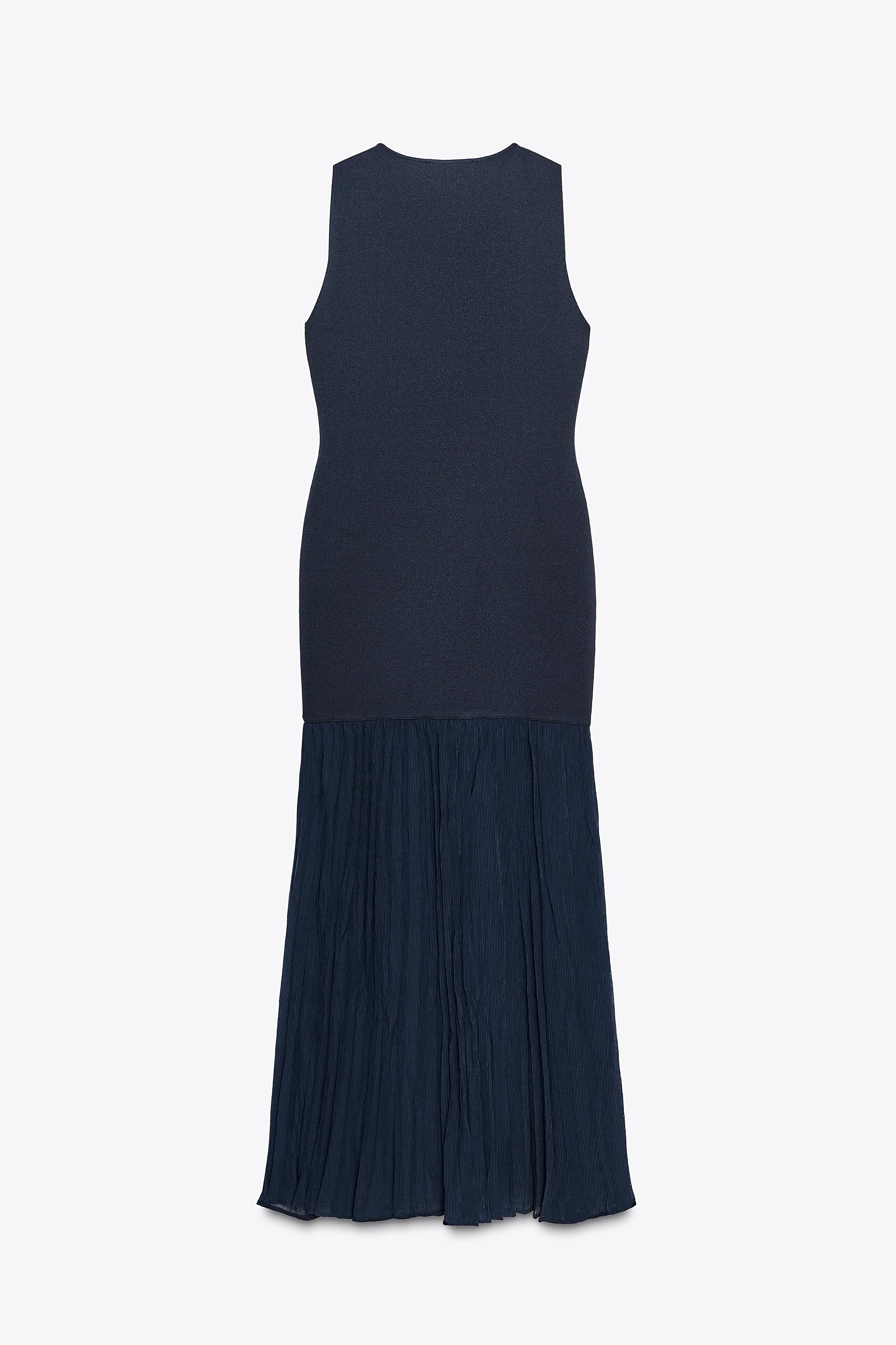 COMBINATION KNIT DRESS