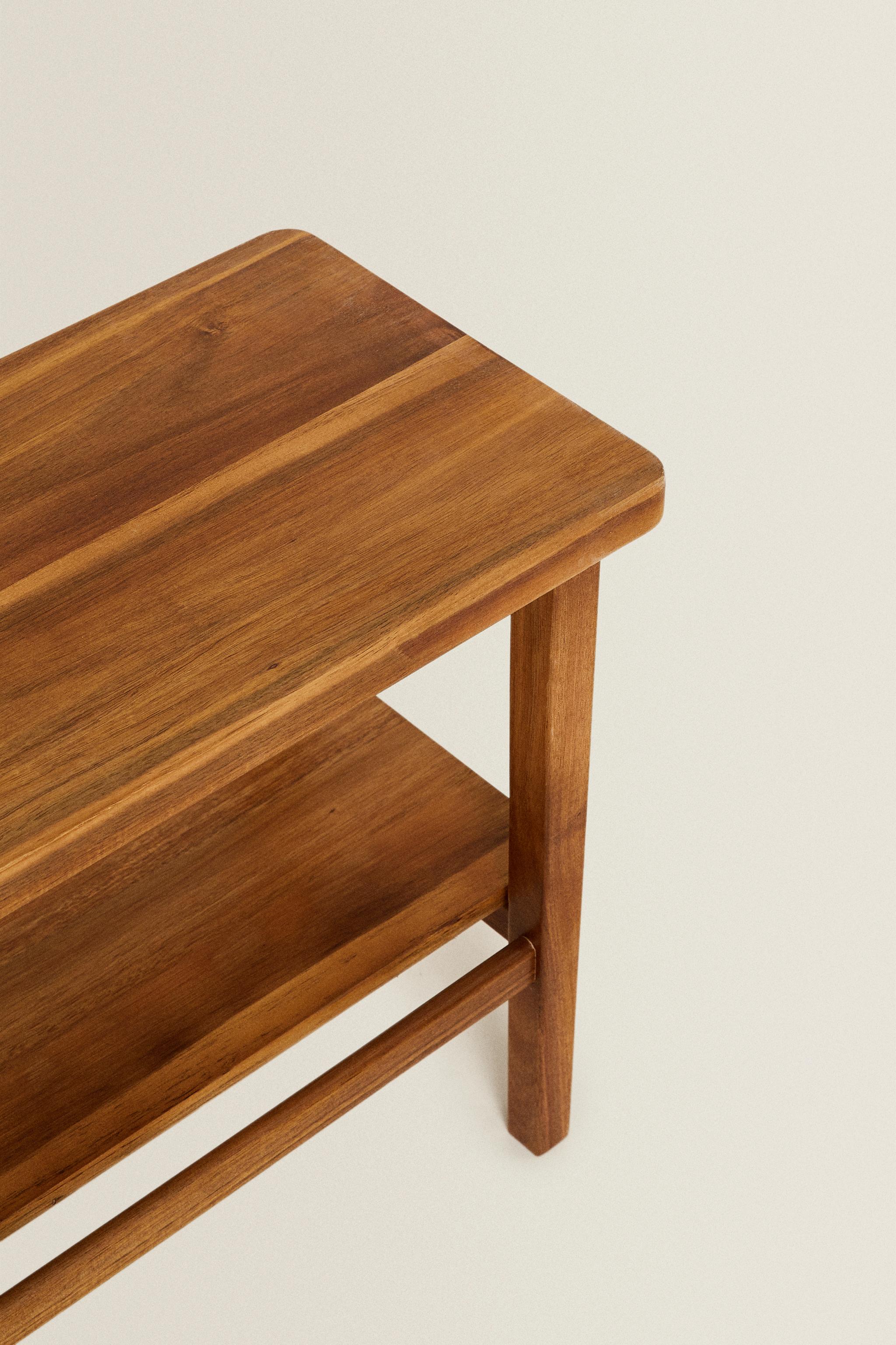 ACACIA WOOD DOUBLE BENCH