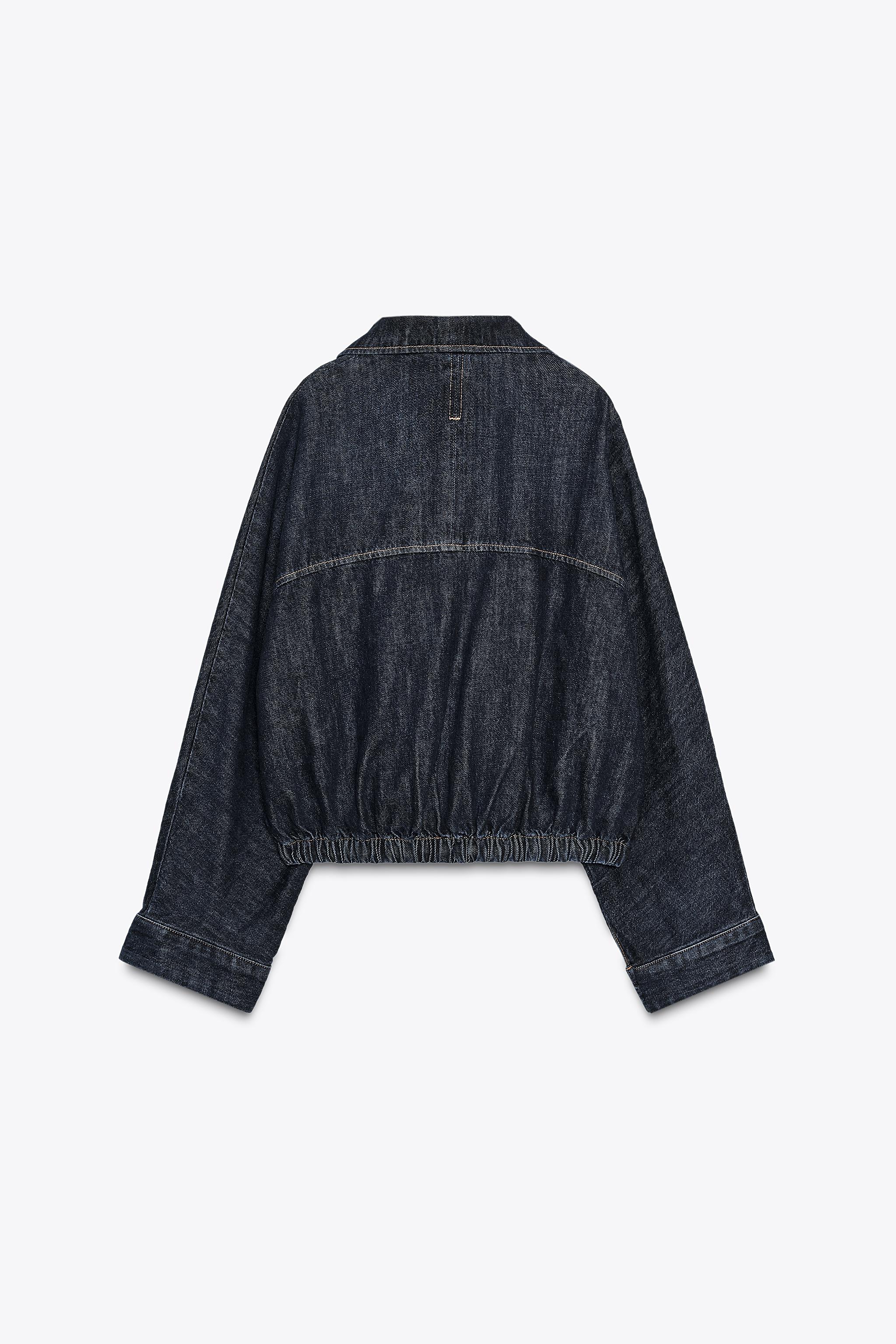 TRF BATWING SLEEVE DENIM JACKET