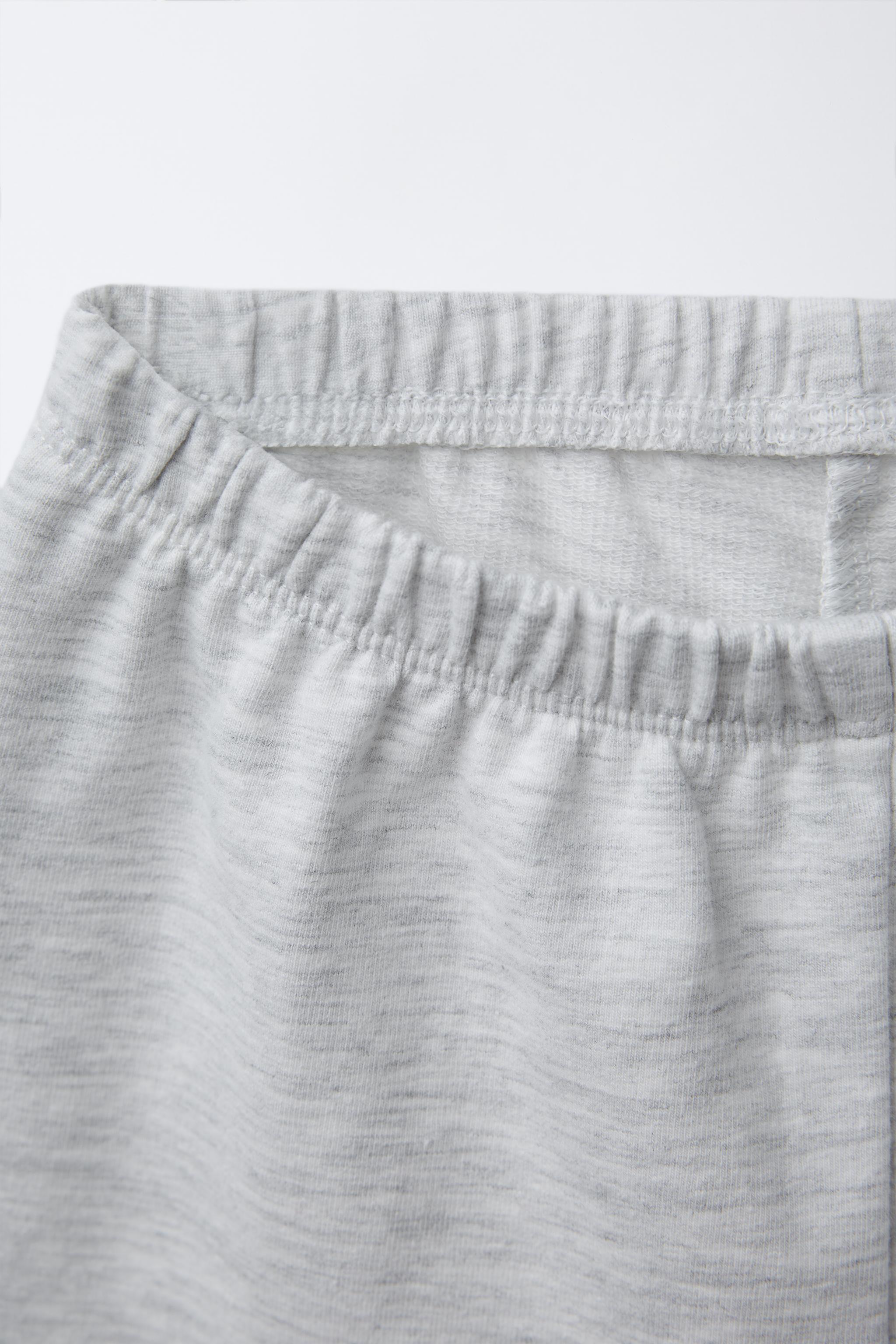 TEXT SWEATSHIRT AND BERMUDA SET