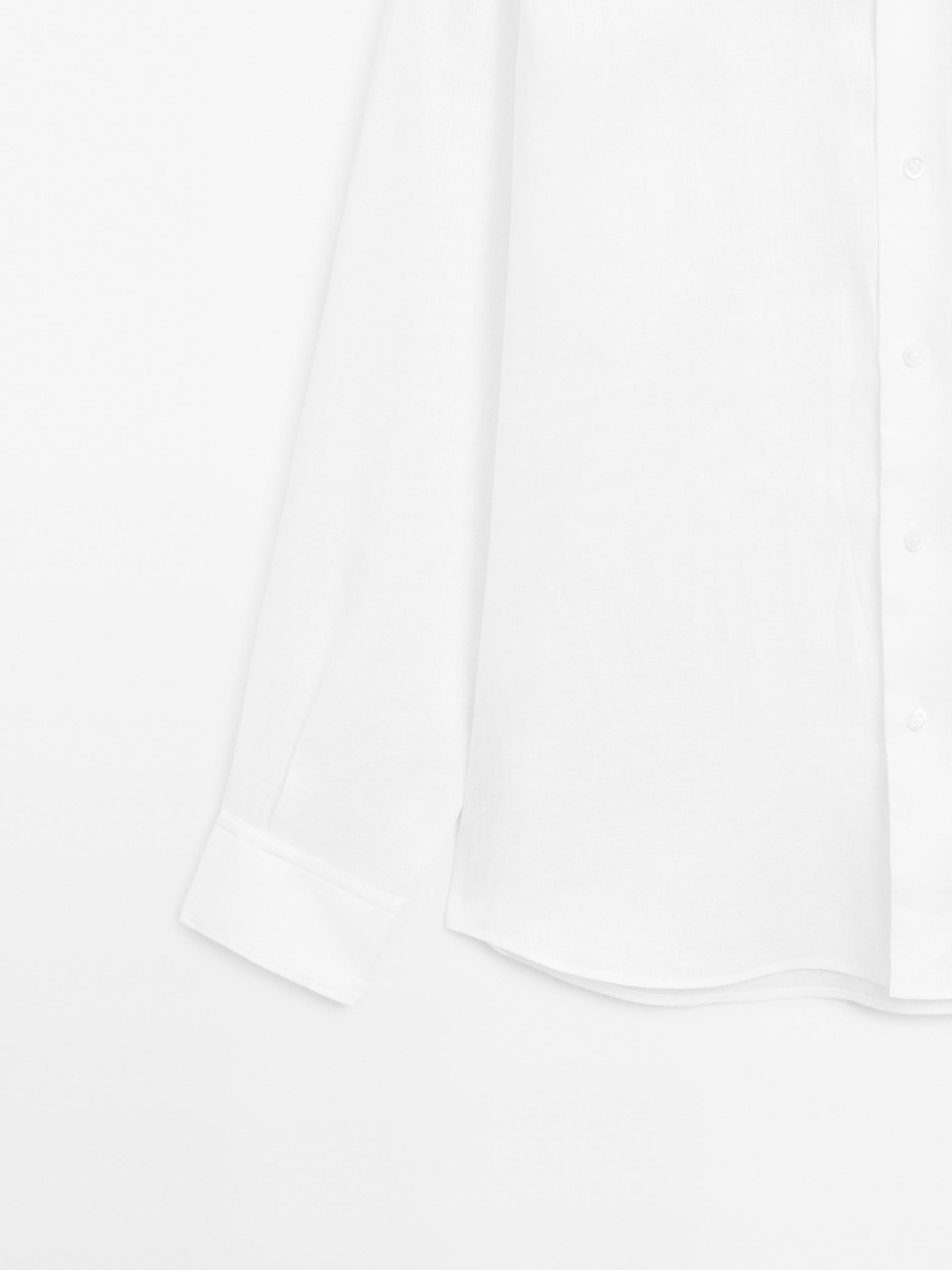 100% linen slim fit shirt