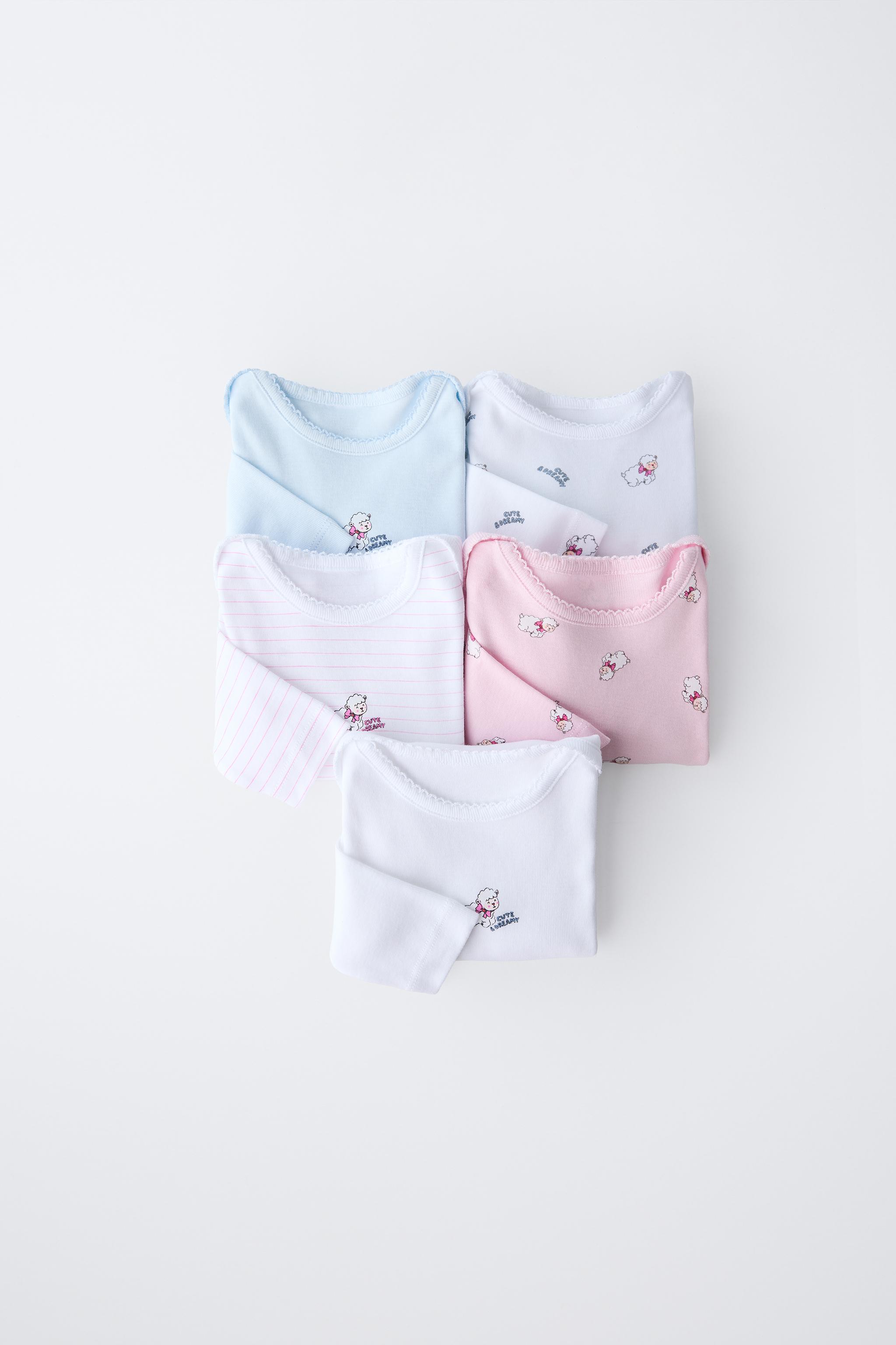 FIVE-PACK OF SHEEP BODYSUITS