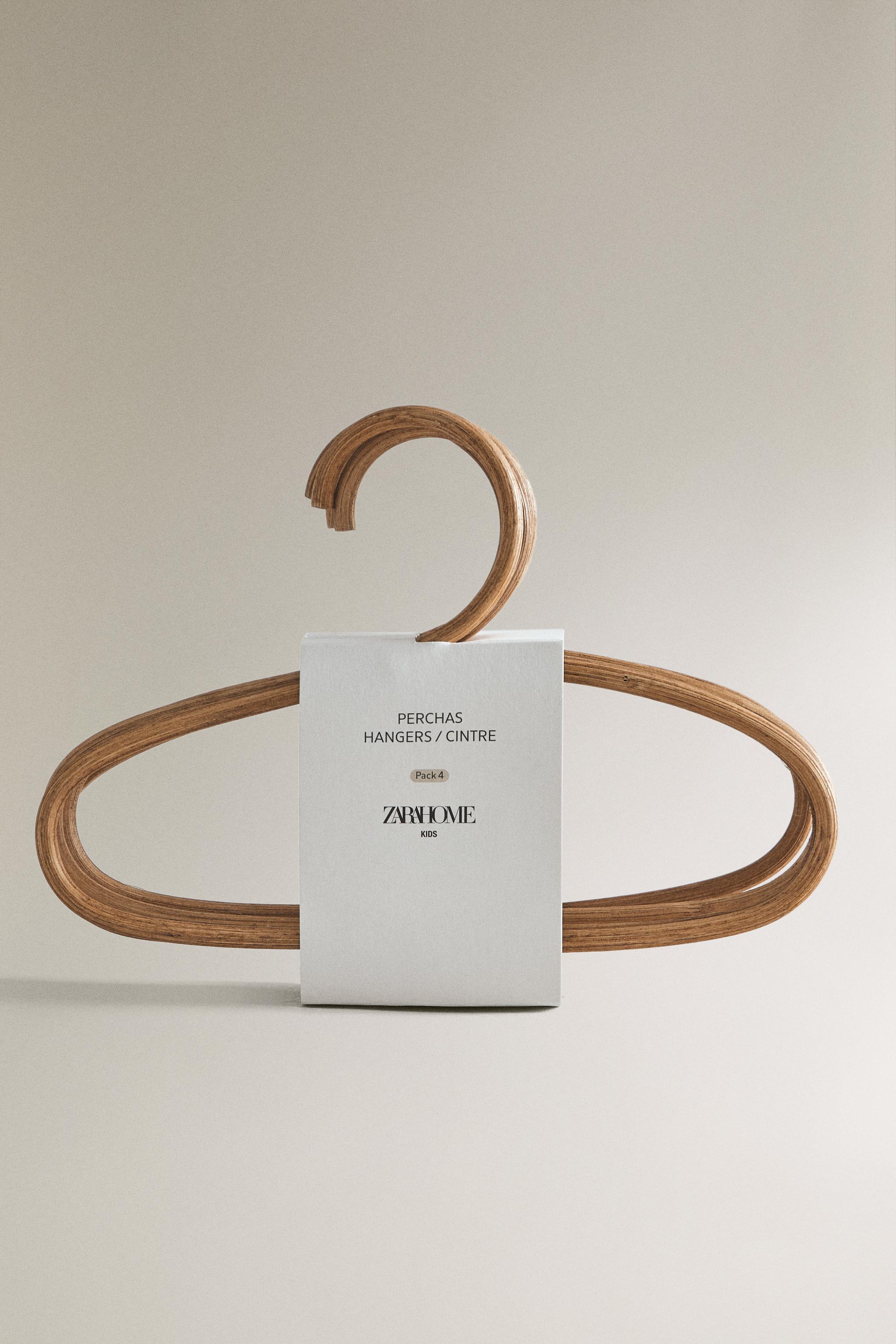 SET OF BABY RATTAN HANGERS (SET OF 4)