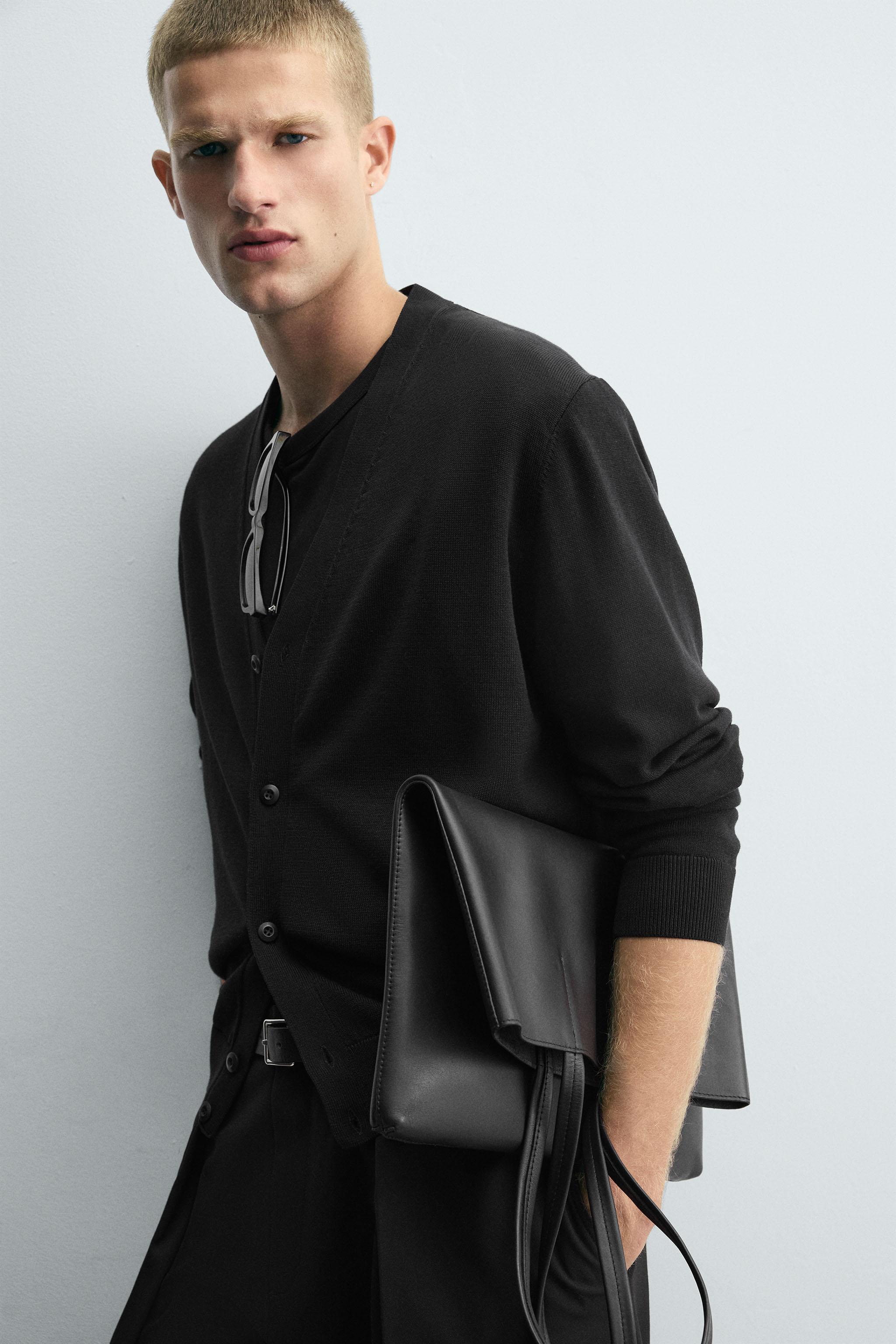 LIGHTWEIGHT STRUCTURED CARDIGAN