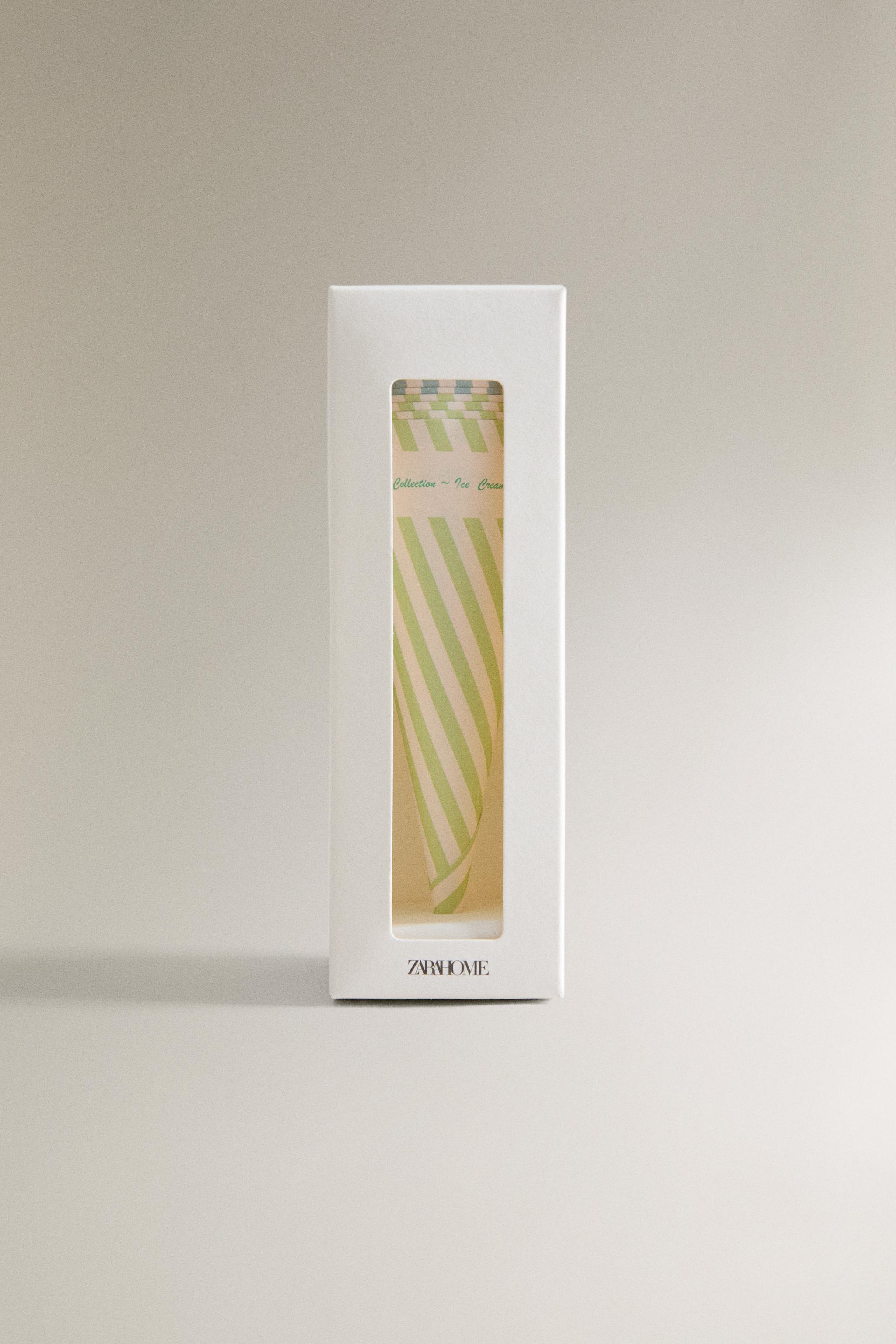 SET OF STRIPED ICE CREAM CONES (SET OF 16)