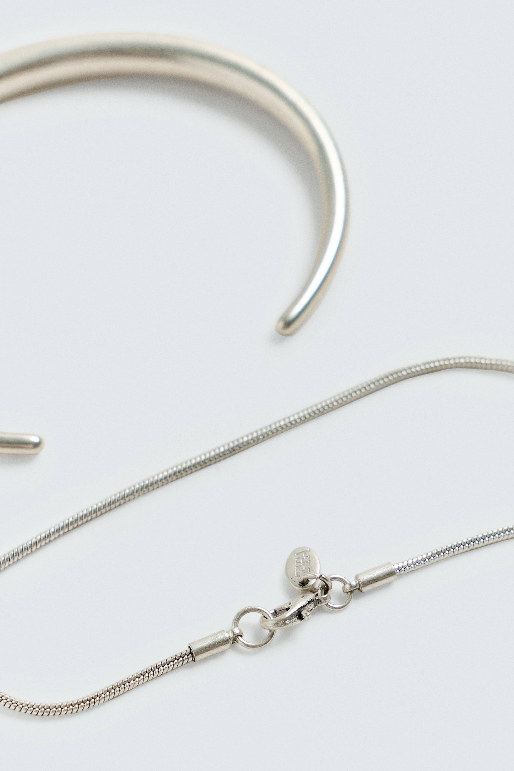 PACK OF 2 COMBINED METAL BRACELETS