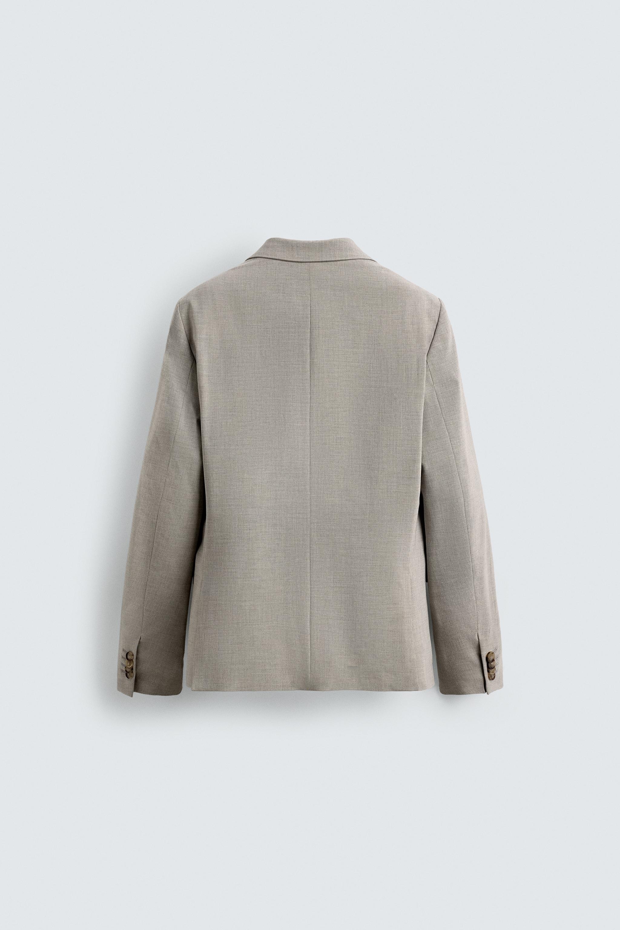 TEXTURED SUIT BLAZER