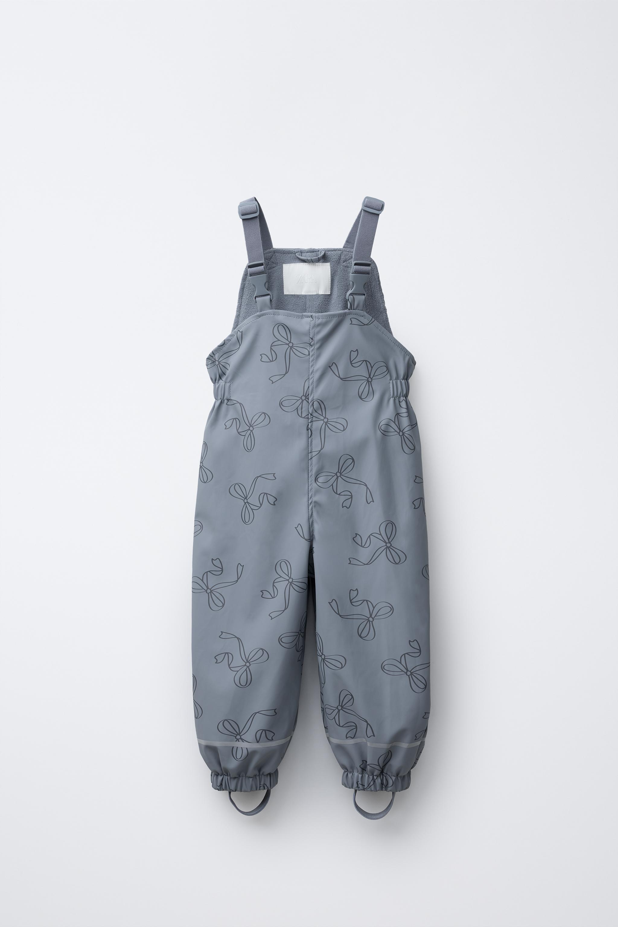 RUBBERIZED WATER-RESISTANT PRINTED OVERALLS