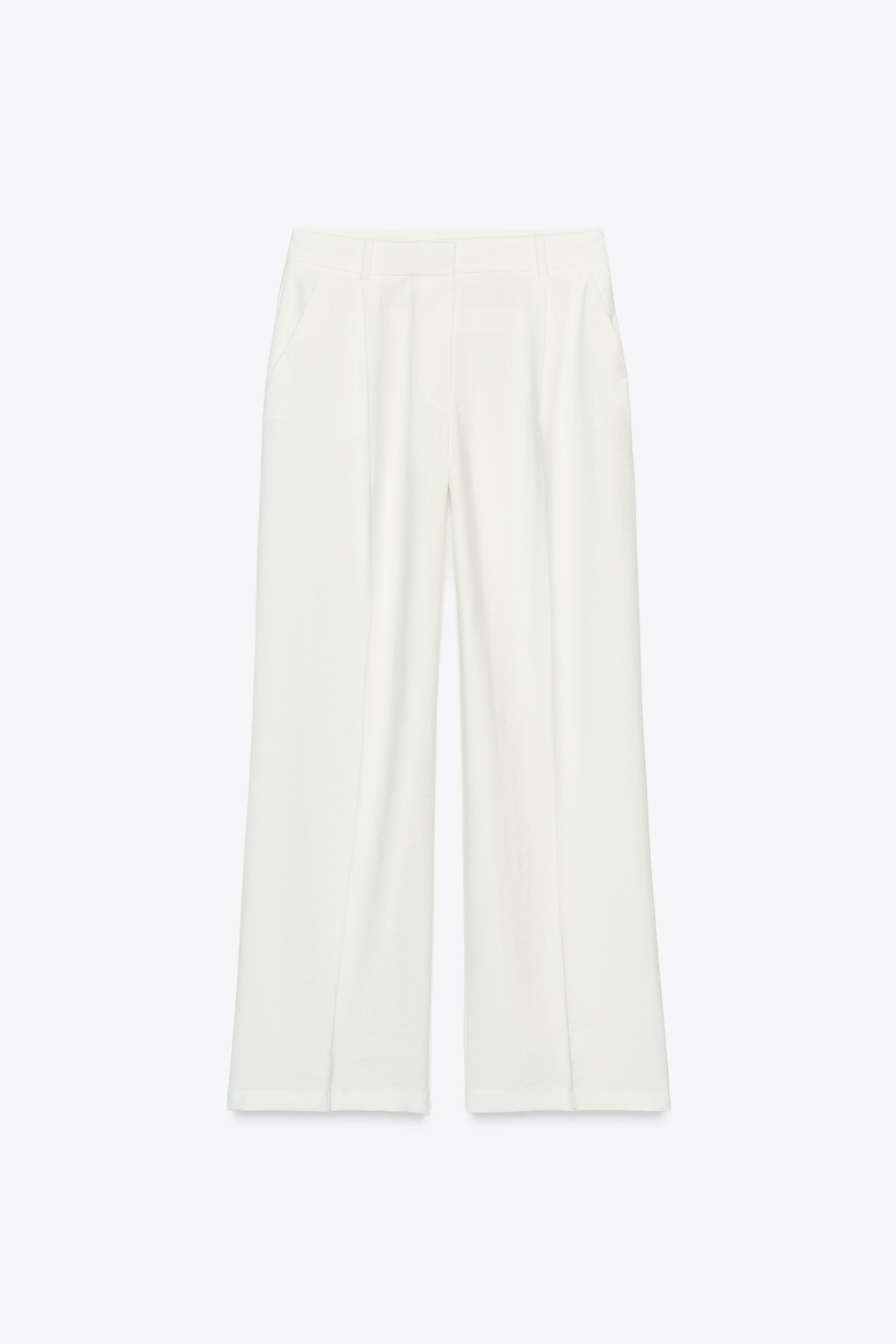 PLEATED WIDE LEG PANTS