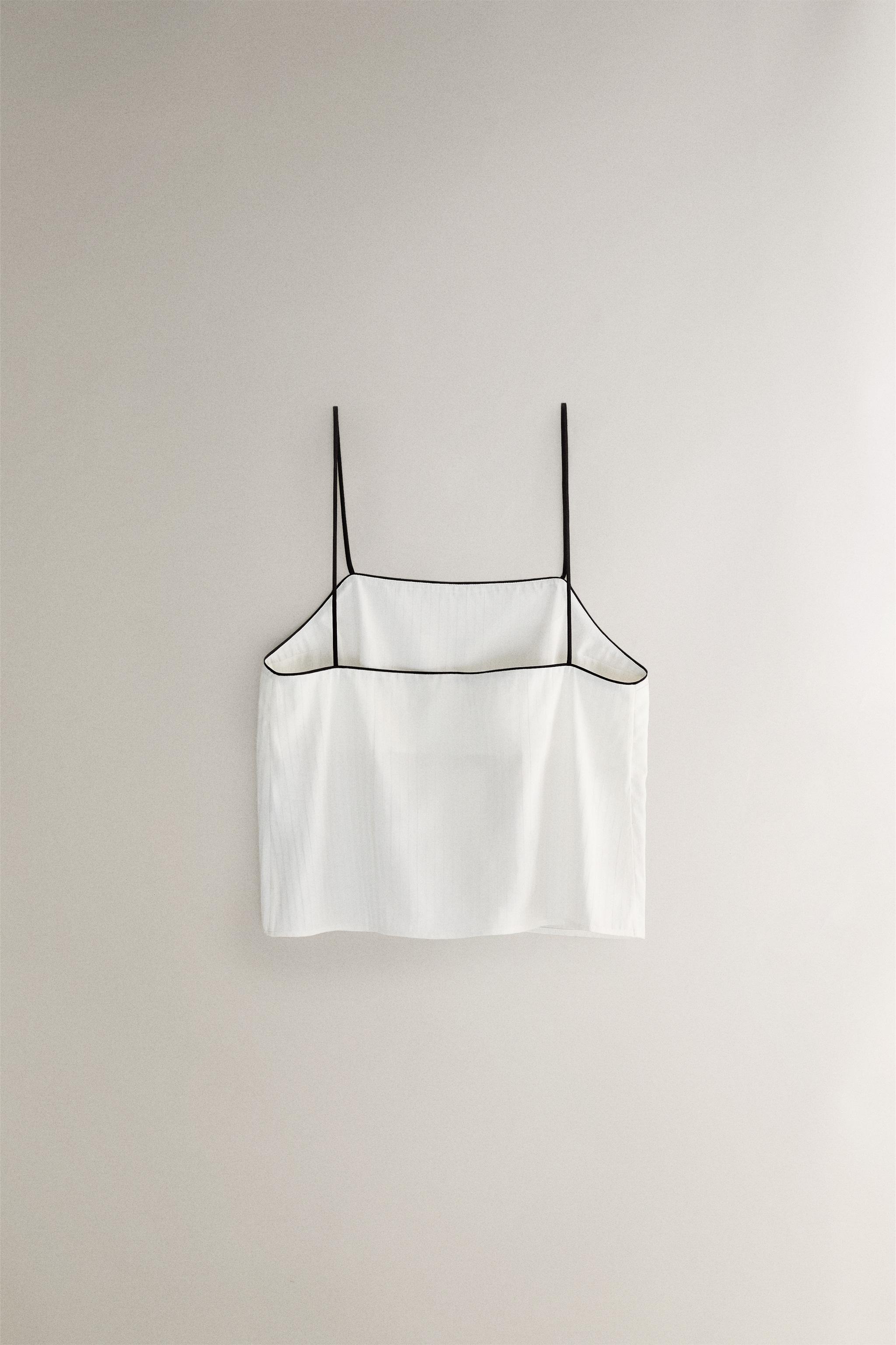 STRIPED JACQUARD TOP