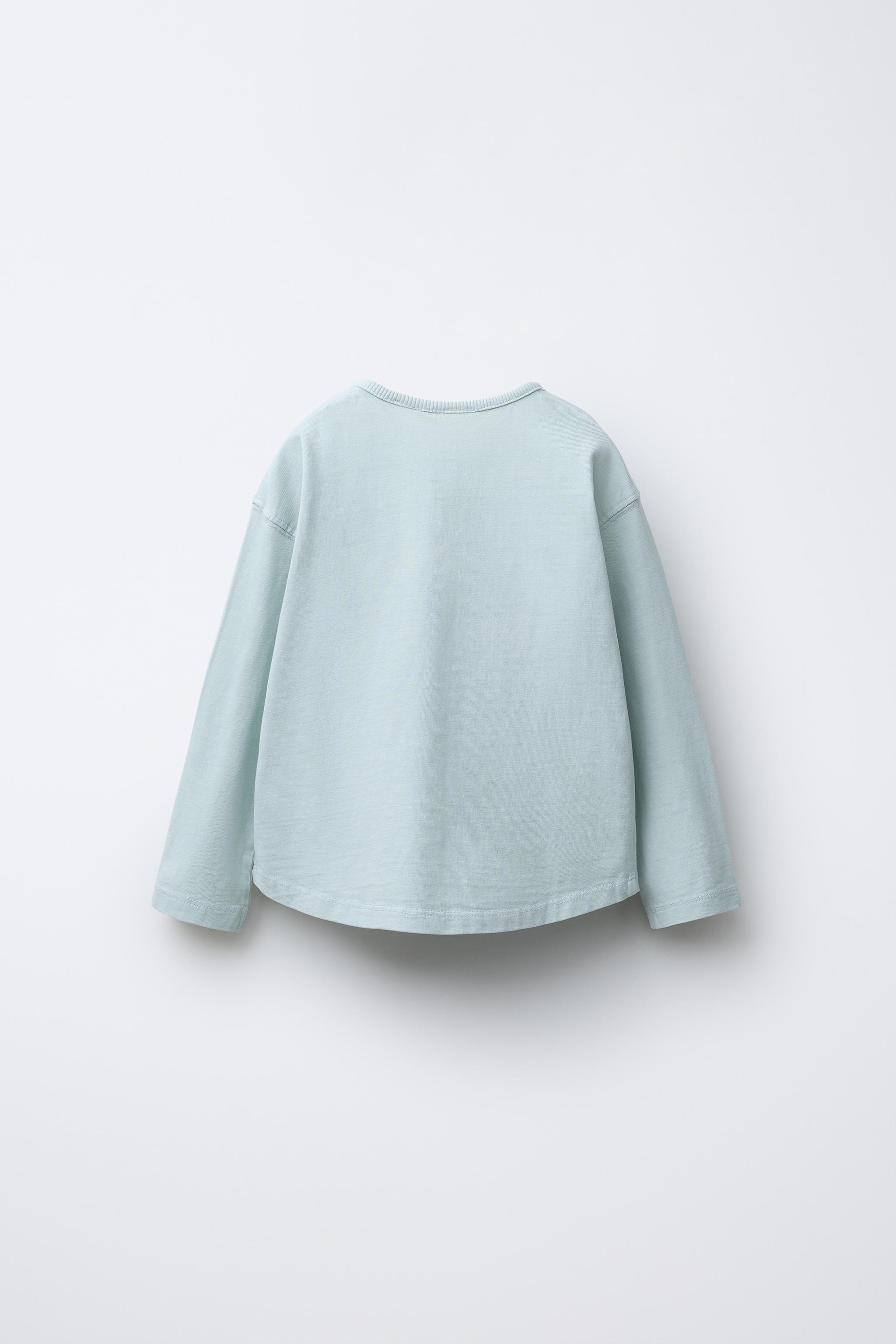 WASHED EFFECT TEXT T-SHIRT