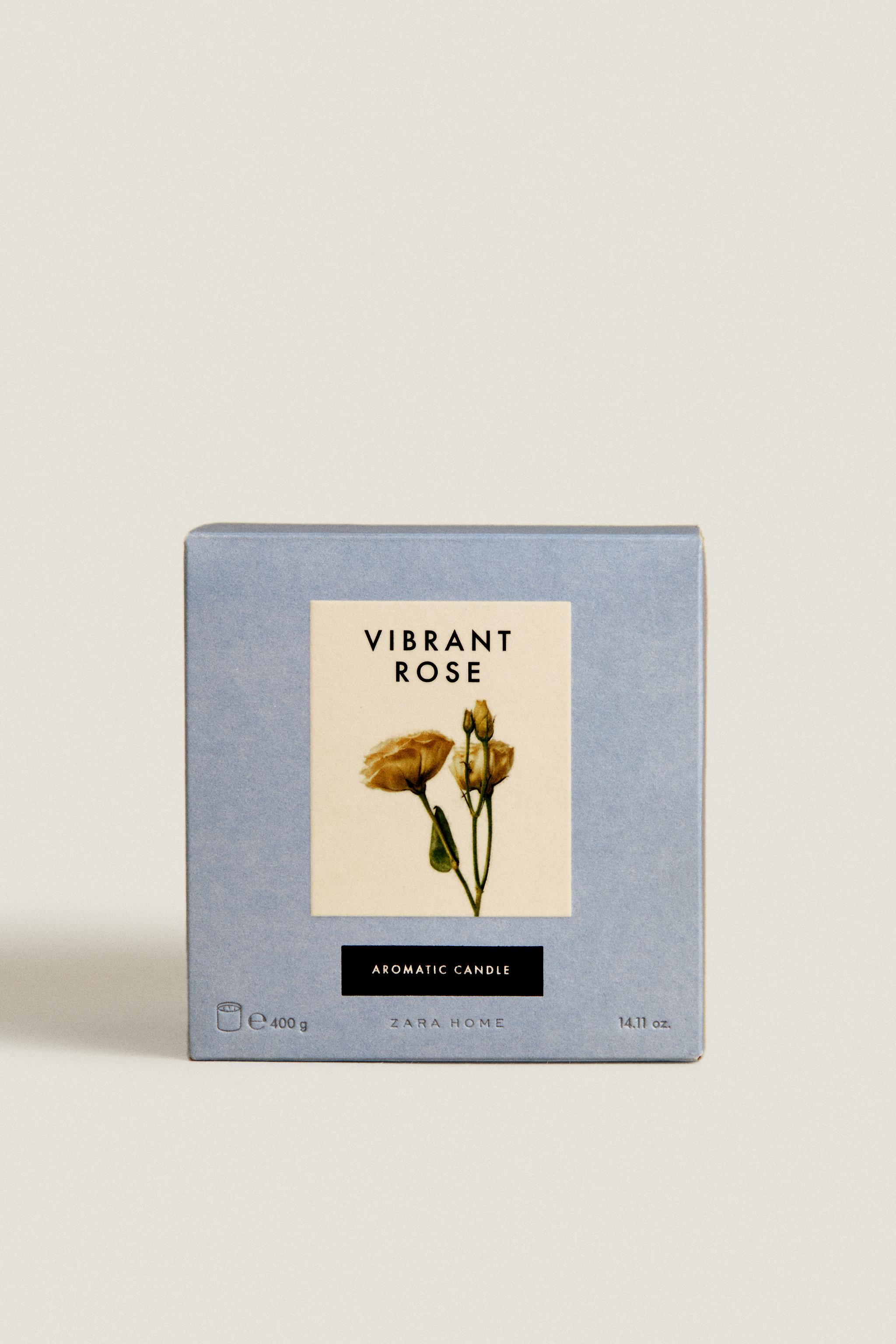 (400 G) VIBRANT ROSE SCENTED CANDLE