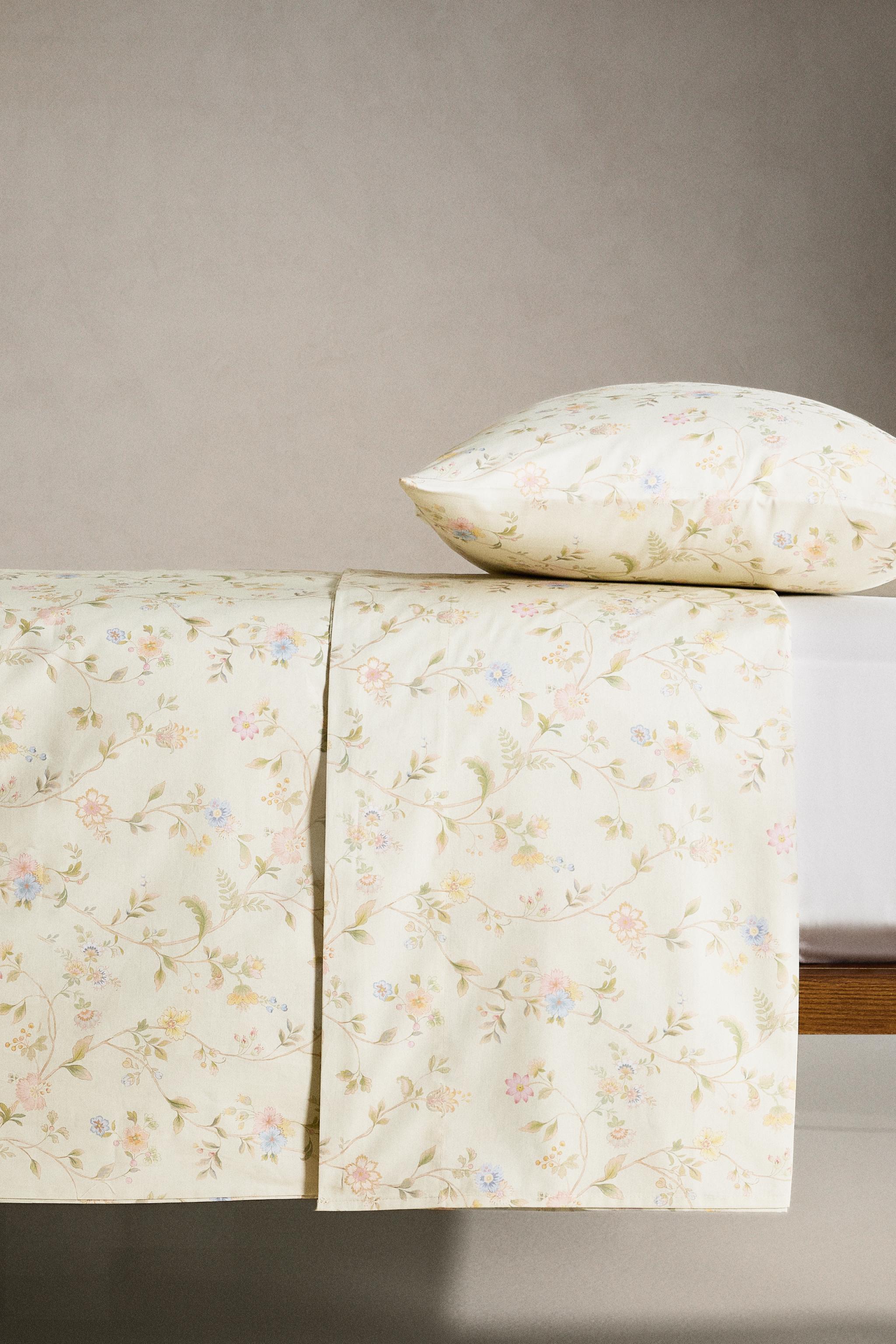 FLORAL PRINT DUVET COVER