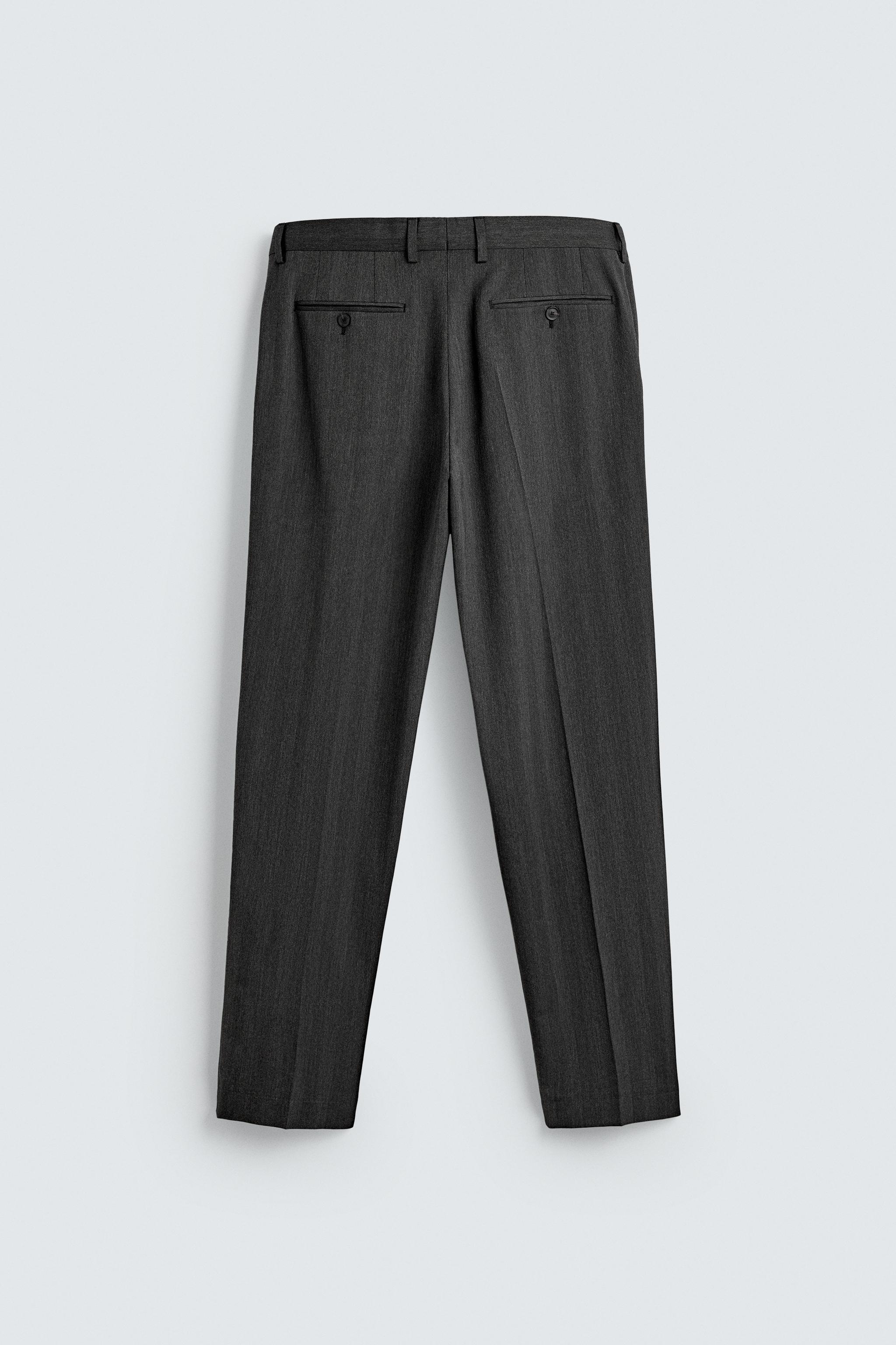 SLIM FIT SUIT PANTS