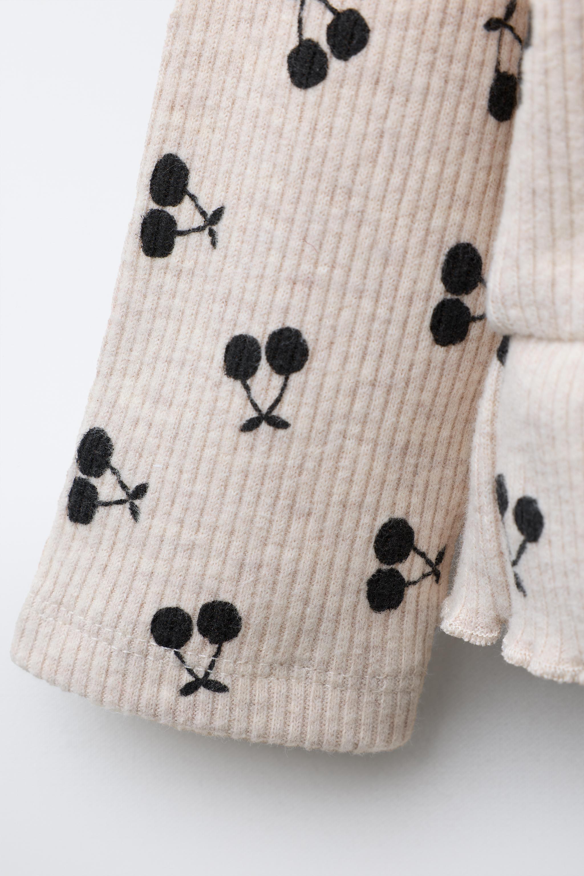 SOFT PRINTED RUFFLE T-SHIRT