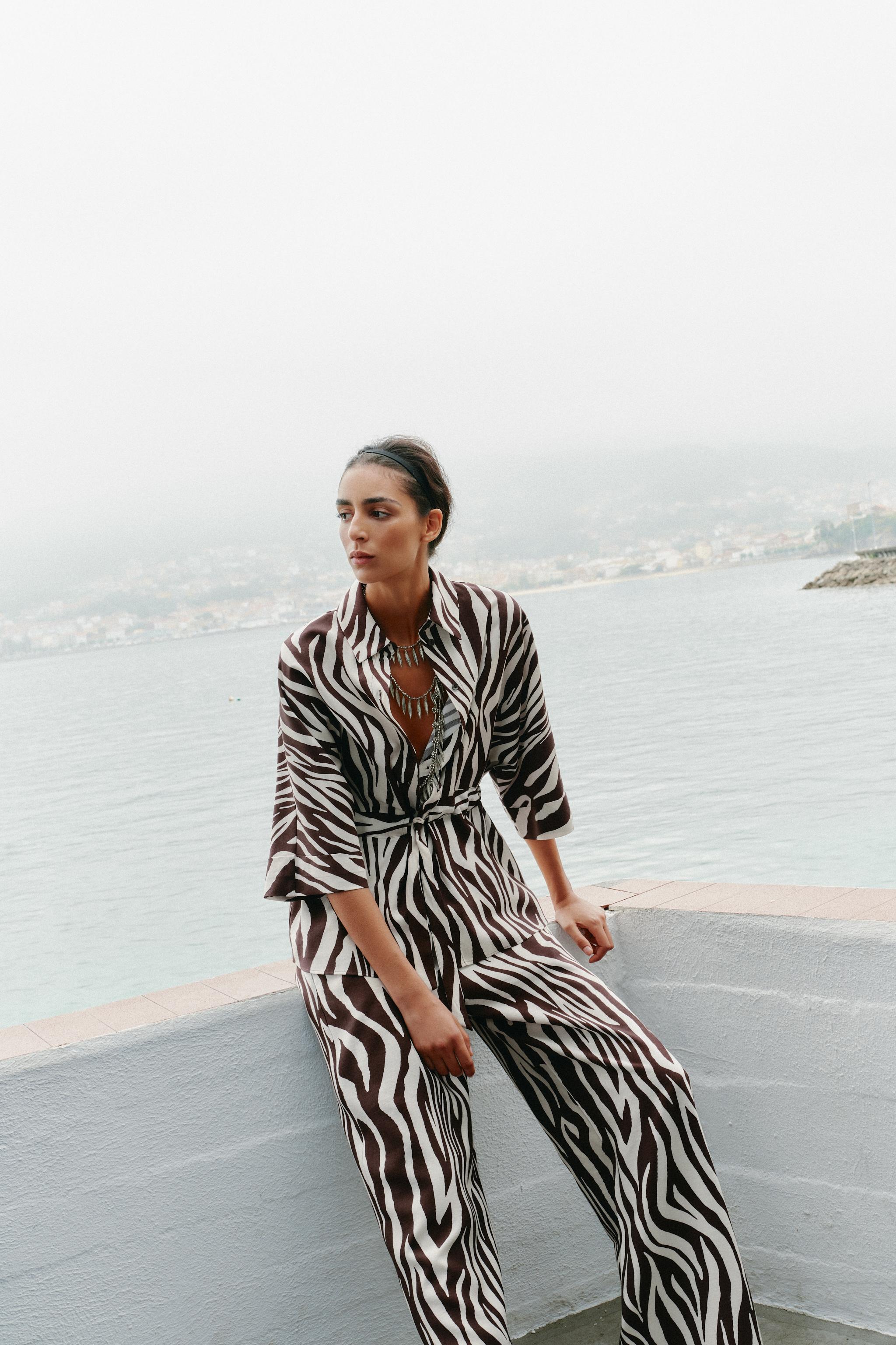 ANIMAL PRINT SAFARI SHIRT