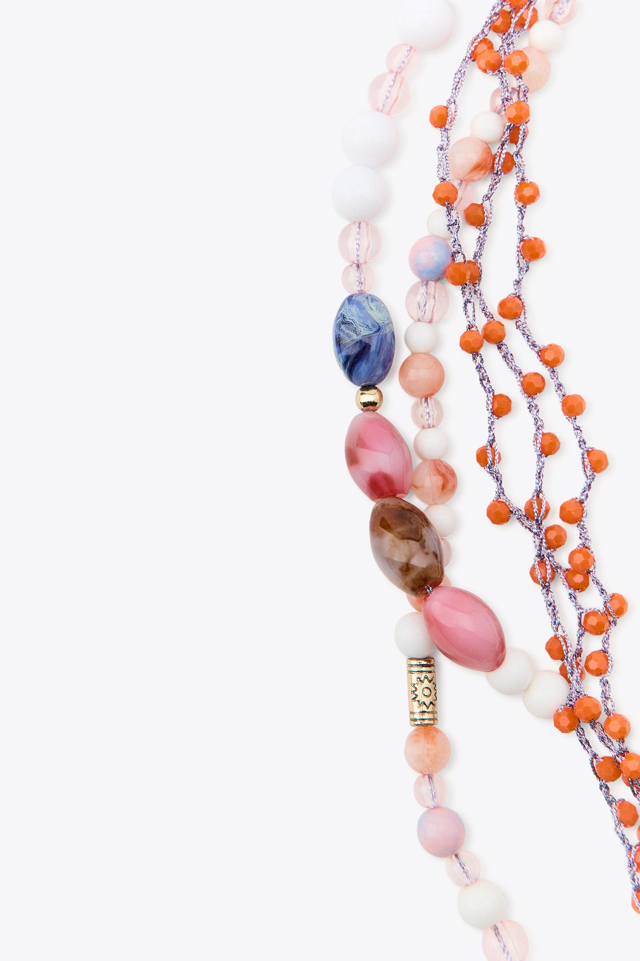 MARINE CHARM BEAD NECKLACE