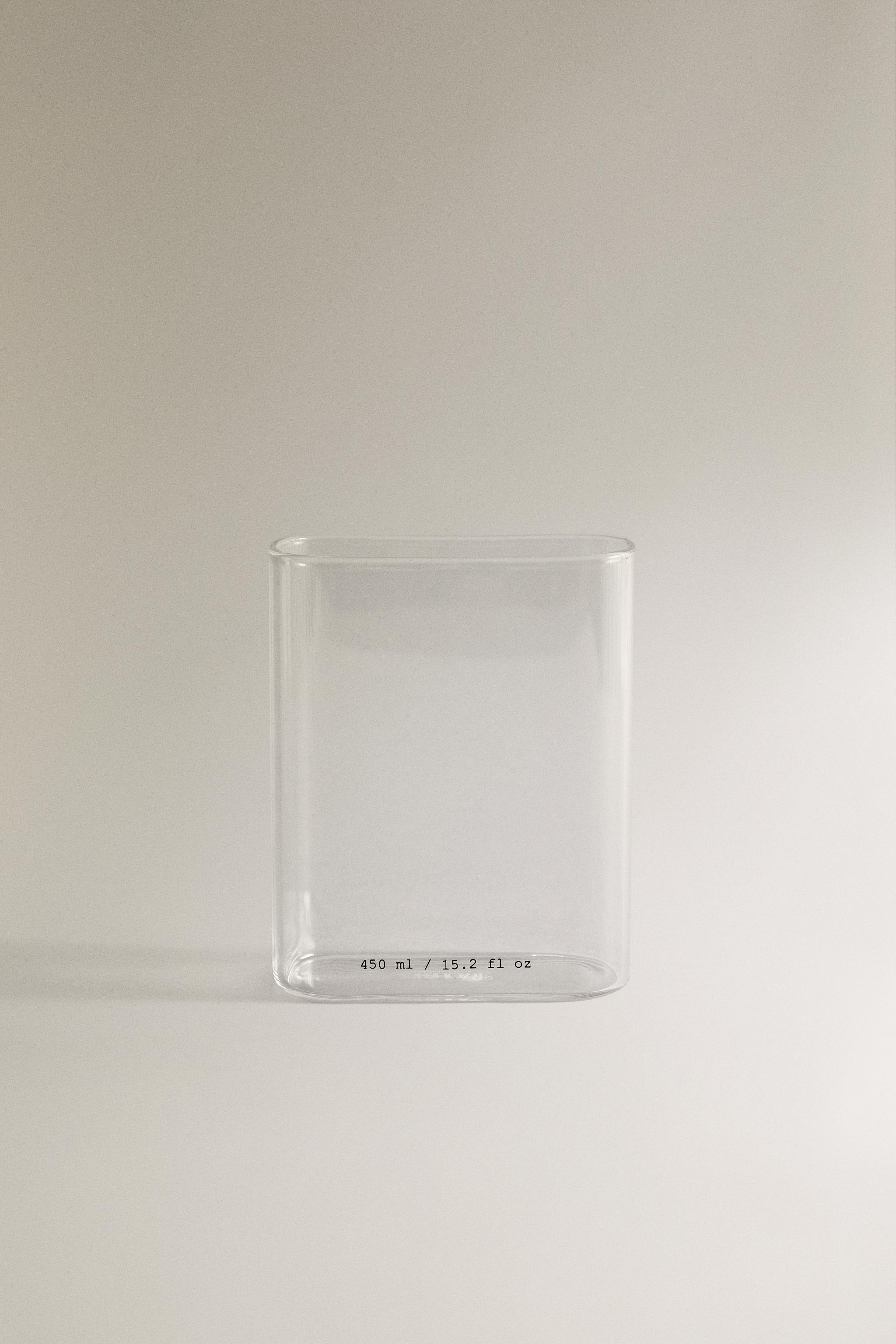 BOROSILICATE GLASS TOOTHBRUSH HOLDER WITH LETTERS