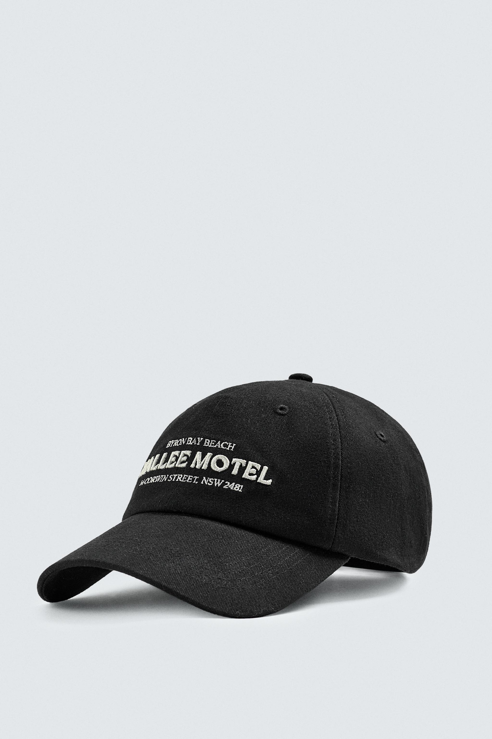 EMBROIDERED TEXT CAP